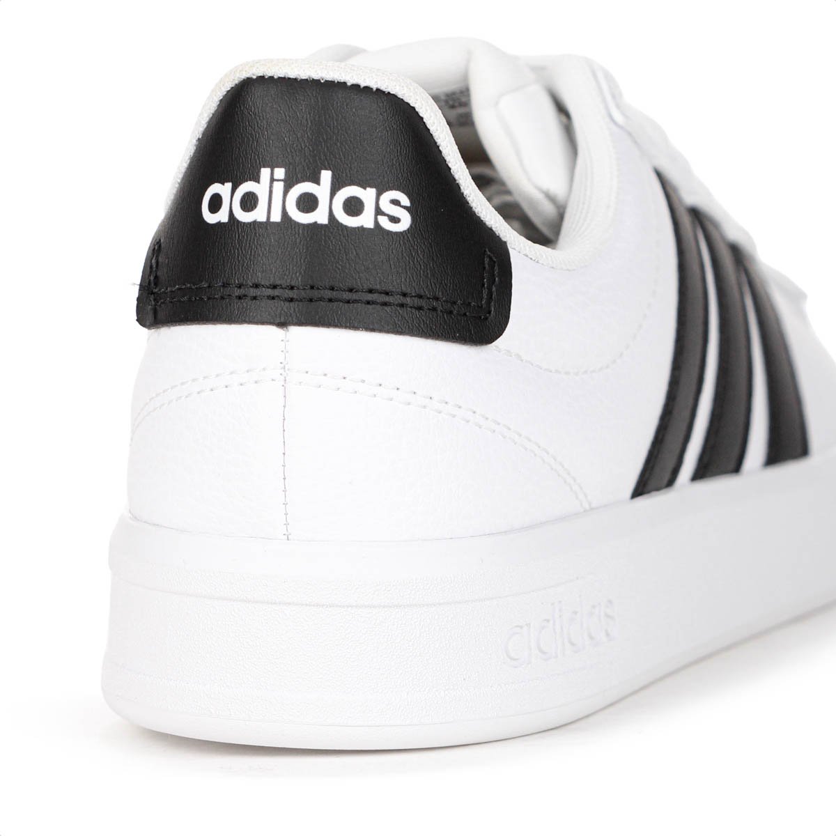 Tenis Adidas Grand Court 3.0 Branco e Preto - Feminino Branco 7