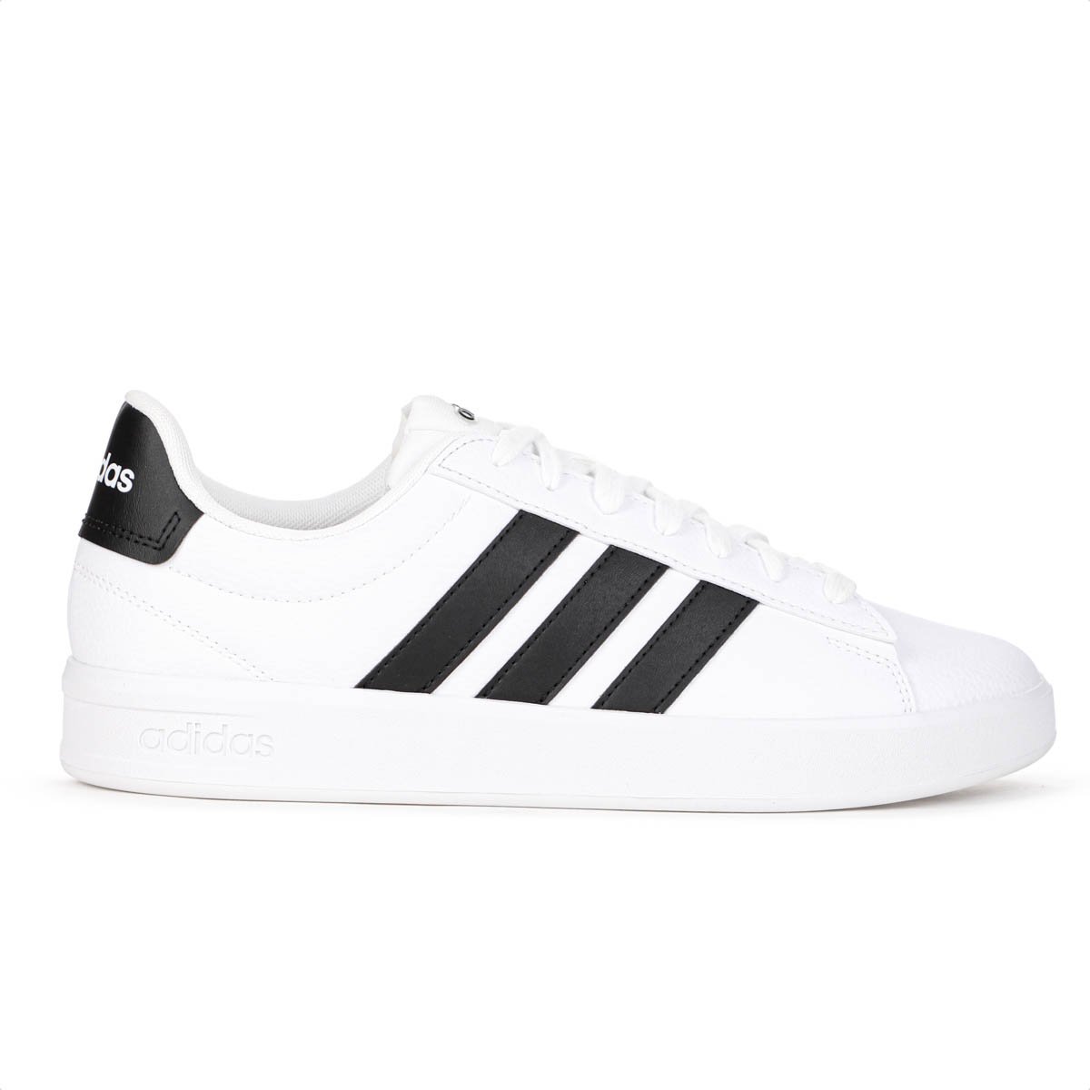 Tenis Adidas Grand Court 3.0 Branco e Preto - Feminino Branco 4