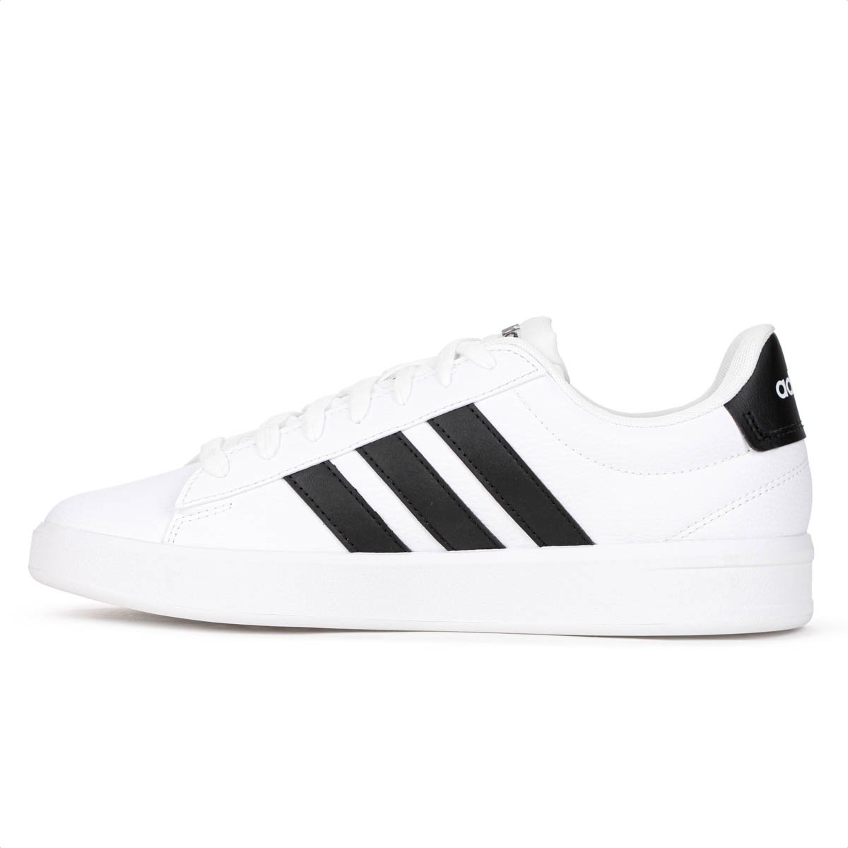 Tenis Adidas Grand Court 3.0 Branco e Preto - Feminino Branco 5
