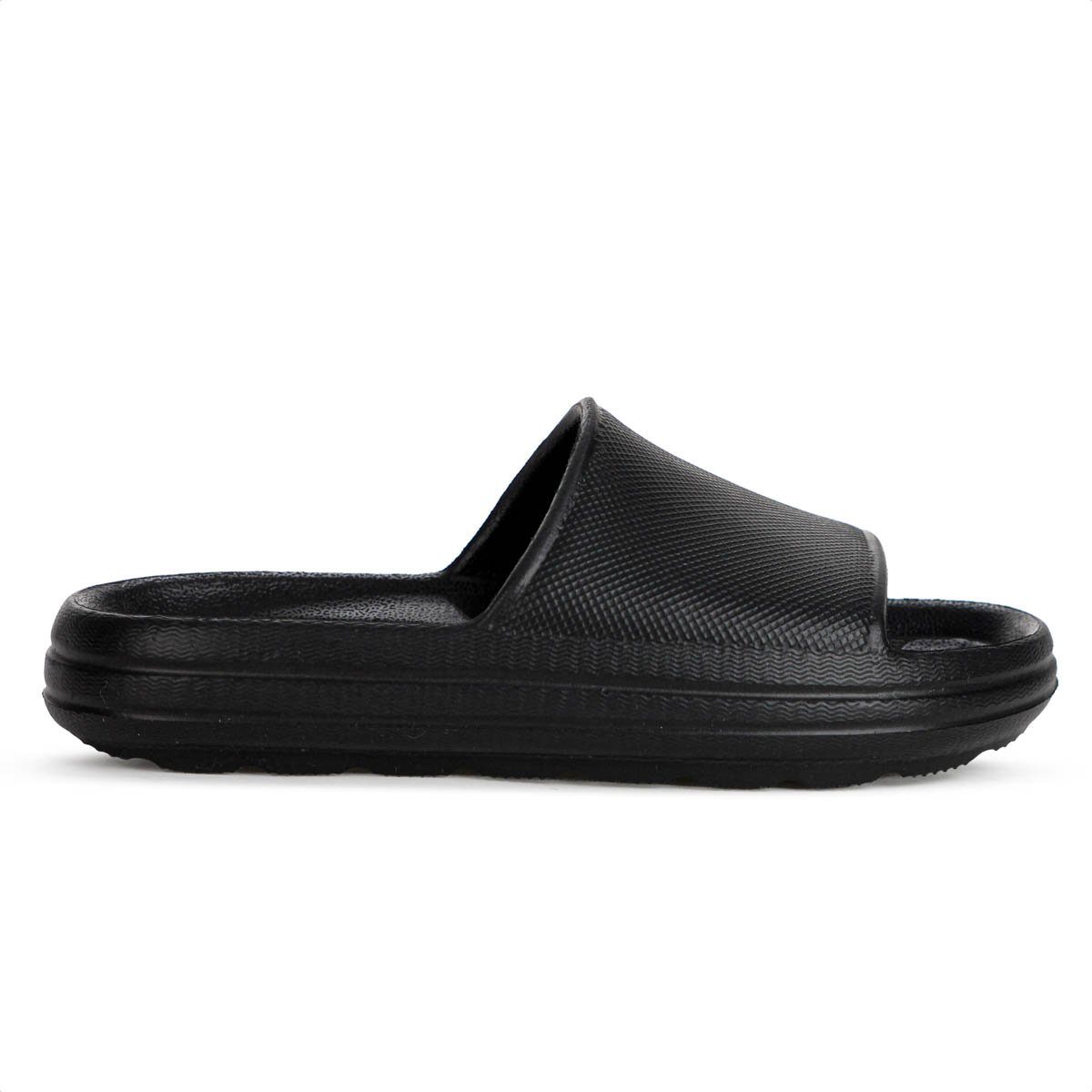 Chinelo Molekinho Slide Basico Preto - Infantil Preto 2