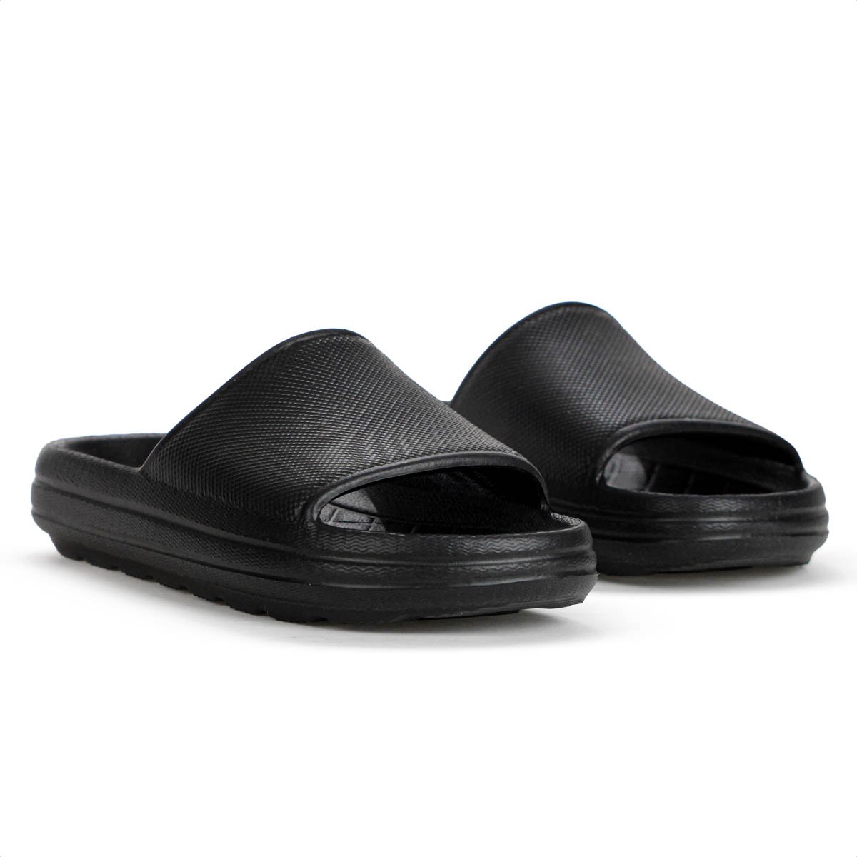 Chinelo Molekinho Slide Basico Preto - Infantil Preto 4