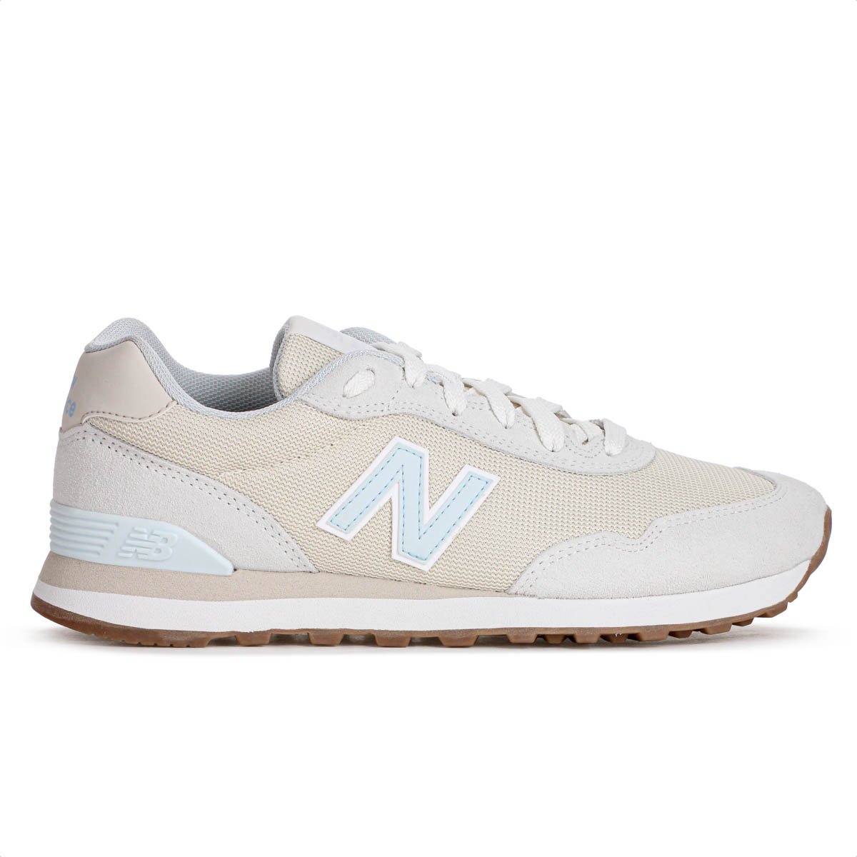 Tenis New Balance 515v2 Bege Cinza e Azul Claro - Feminino