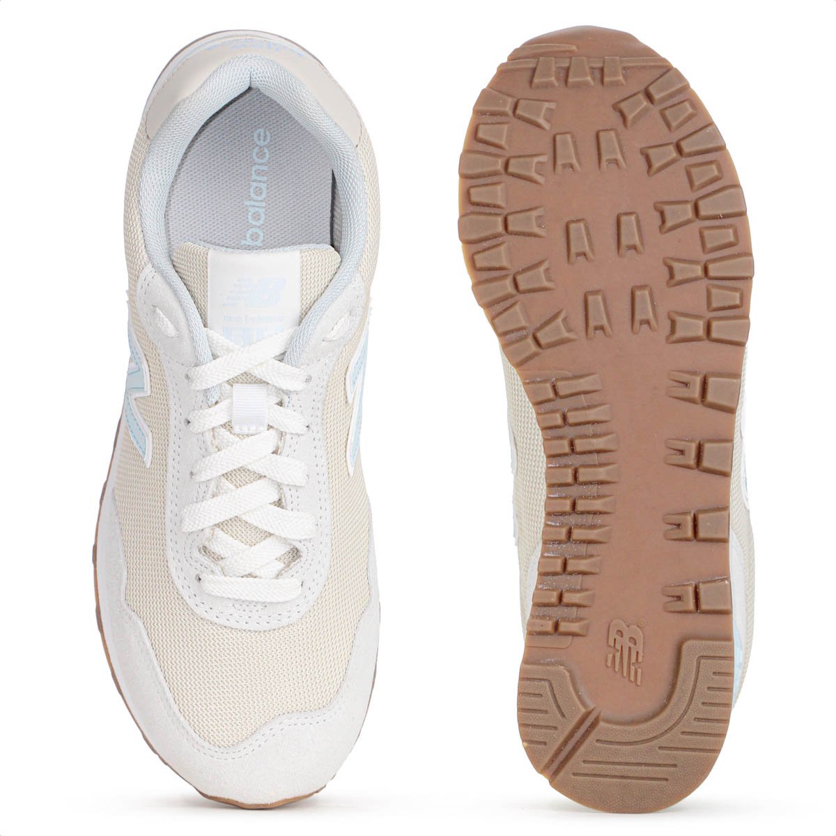 Tenis New Balance 515v2 Bege Cinza e Azul Claro - Feminino Bege 4