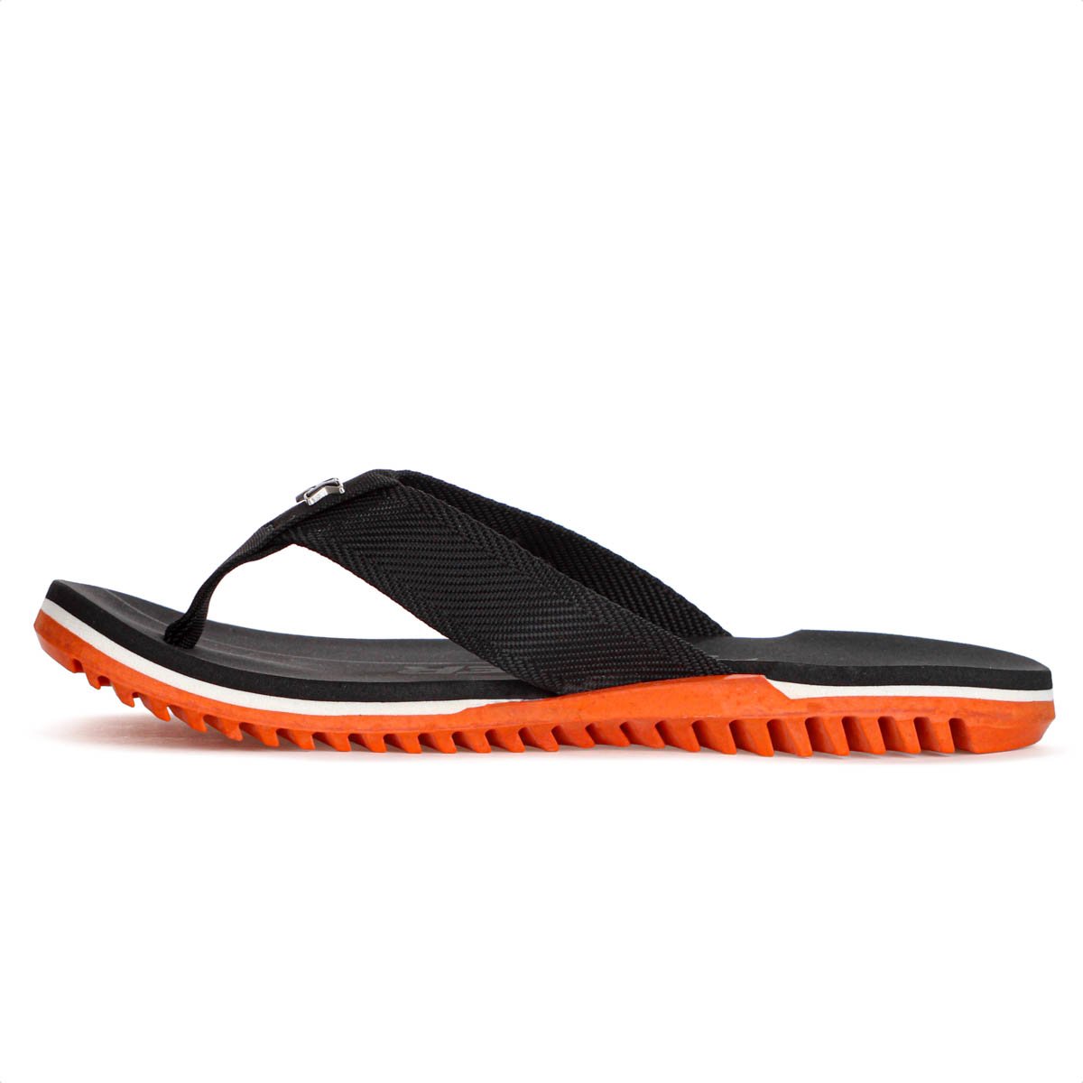 Chinelo Kenner NK6 Pro Preto e Laranja - Masculino Preto 5