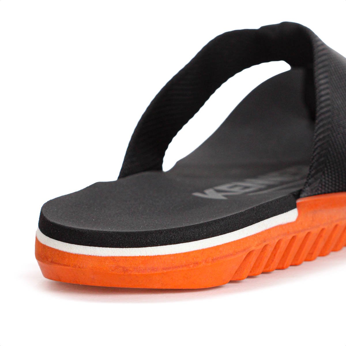 Chinelo Kenner NK6 Pro Preto e Laranja - Masculino Preto 9