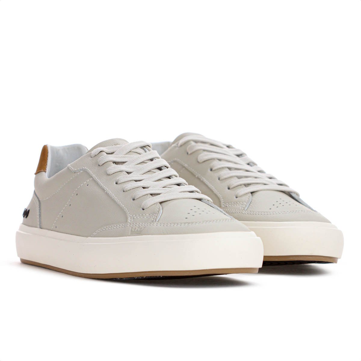 Tenis Osklen Float Couro Cinza Claro - Masculino Cinza 4