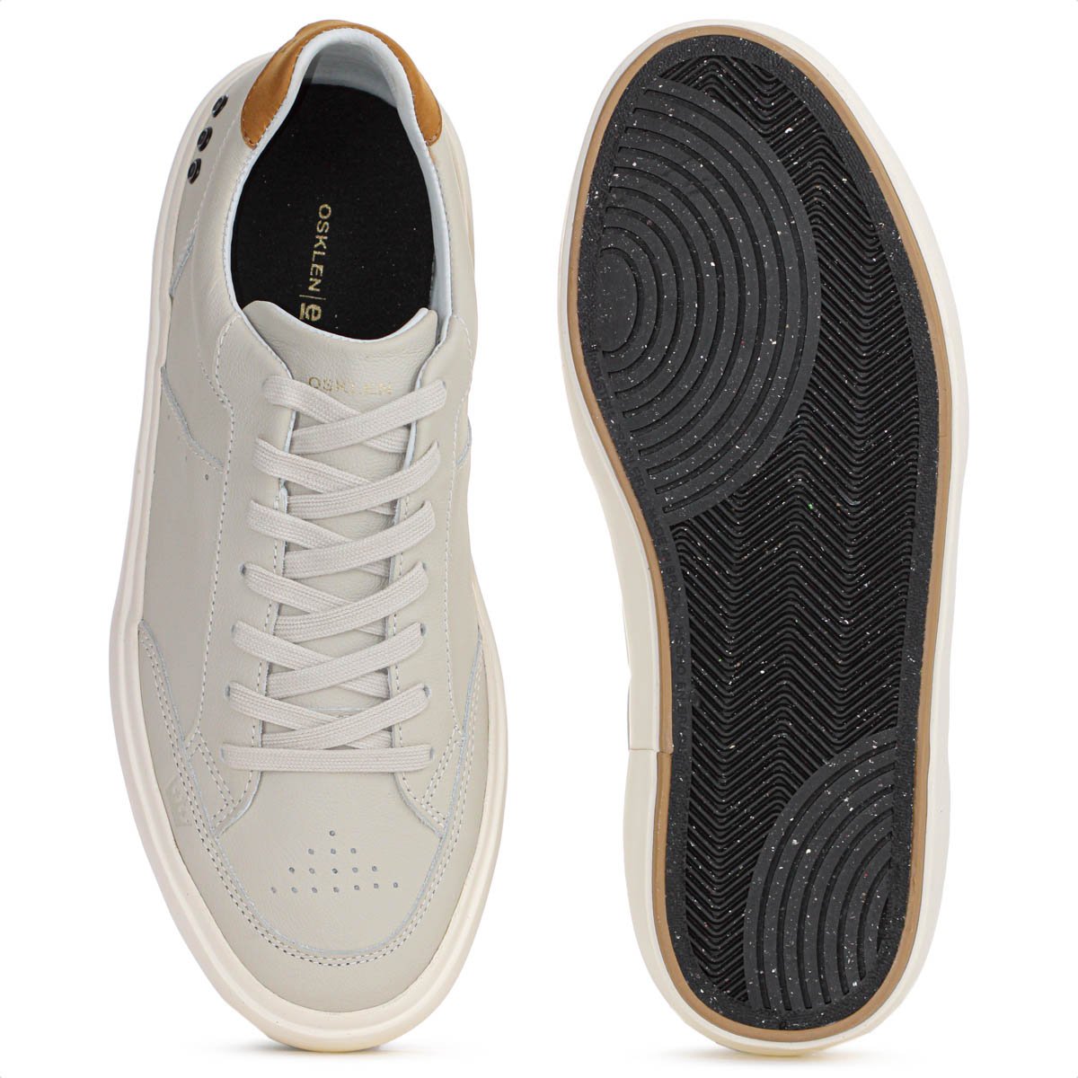 Tenis Osklen Float Couro Cinza Claro - Masculino Cinza 7