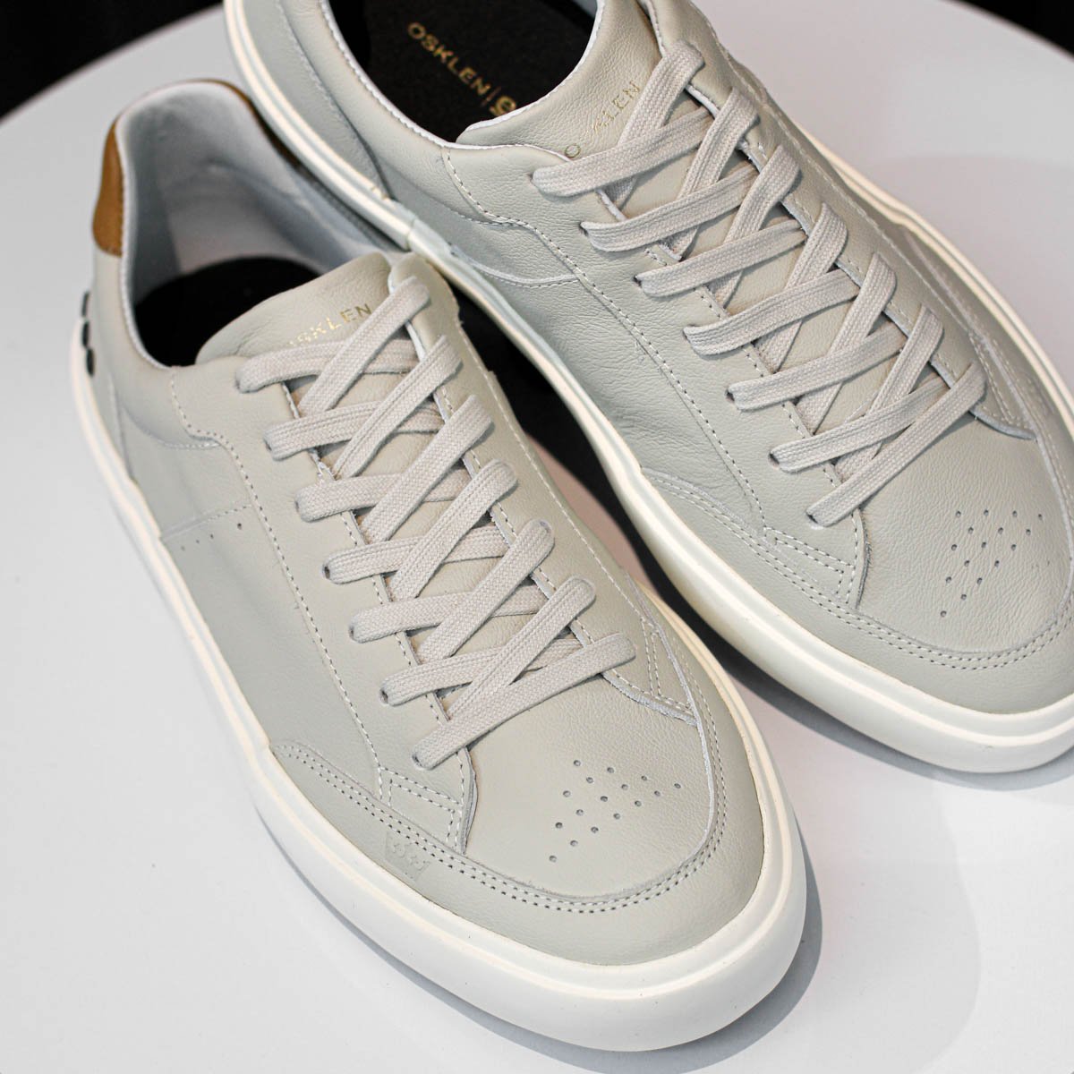 Tenis Osklen Float Couro Cinza Claro - Masculino Cinza 9