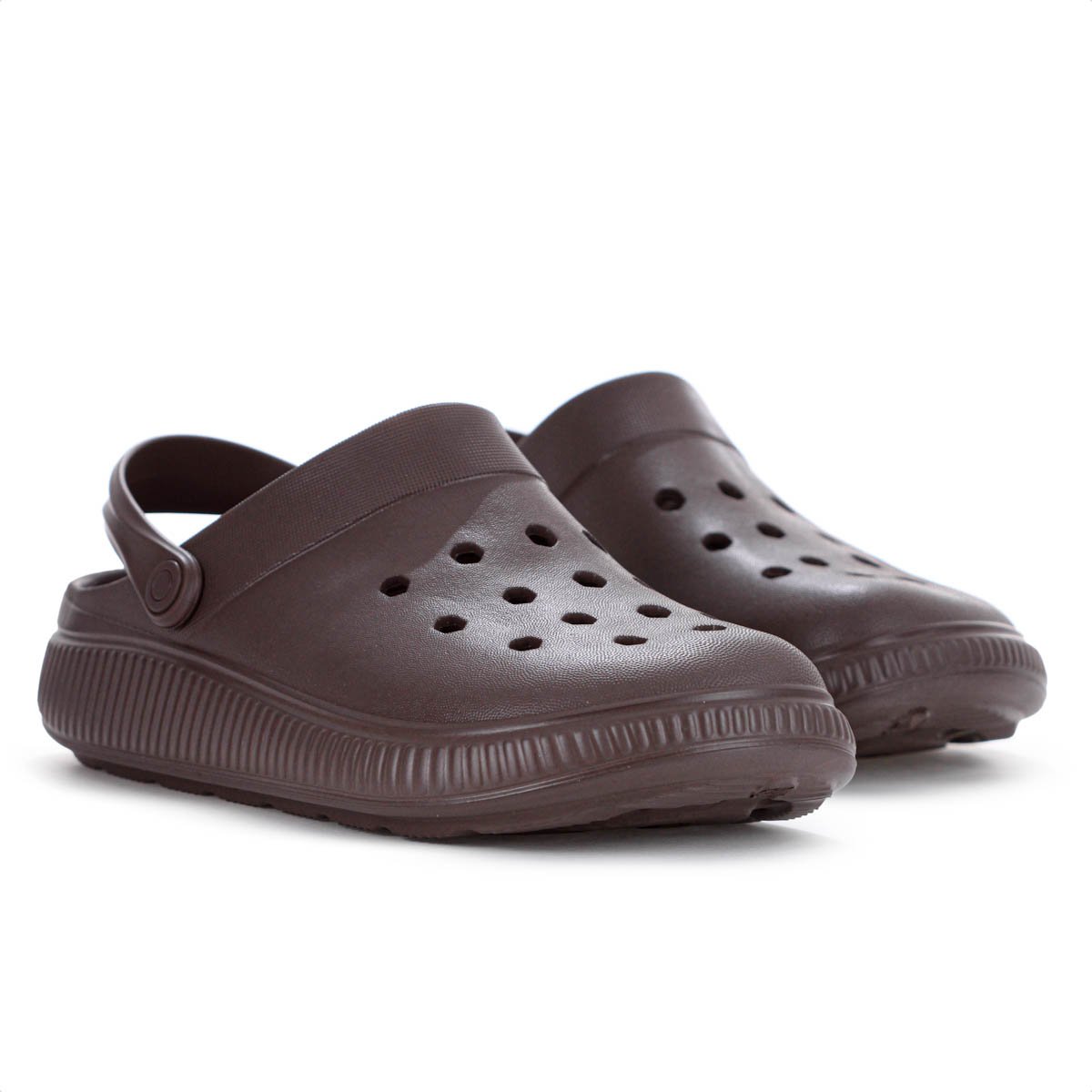 Sandalia Babuche Moleca Injetada Marrom - Feminino Marrom 4