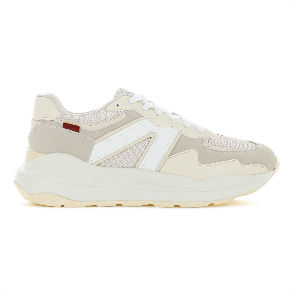 Tenis Anacapri Sporty Mia Virginia Fonseca Bege e Off White - Feminino