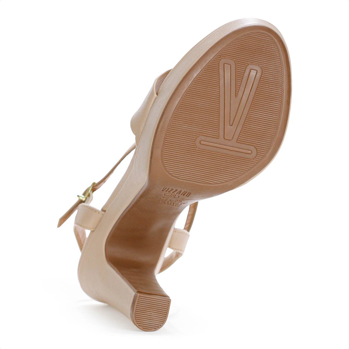 Sandalia Vizzano Salto Alto Lisa Bege - Feminino Bege 7