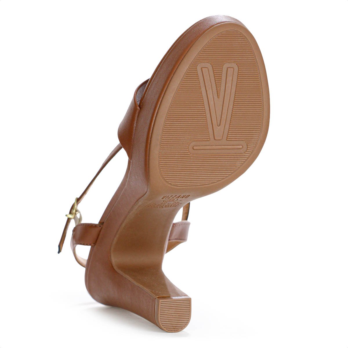 Sandalia Vizzano Salto Alto Lisa Marrom - Feminino Marrom 7