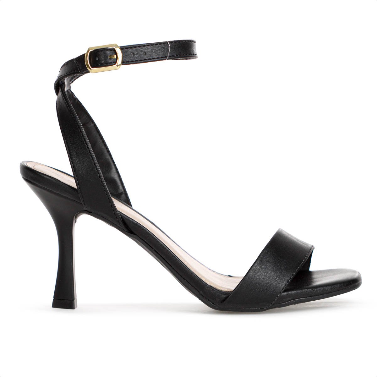 Sandalia Ramarim Salto Alto Social Plus Preto - Feminino  Preto 2