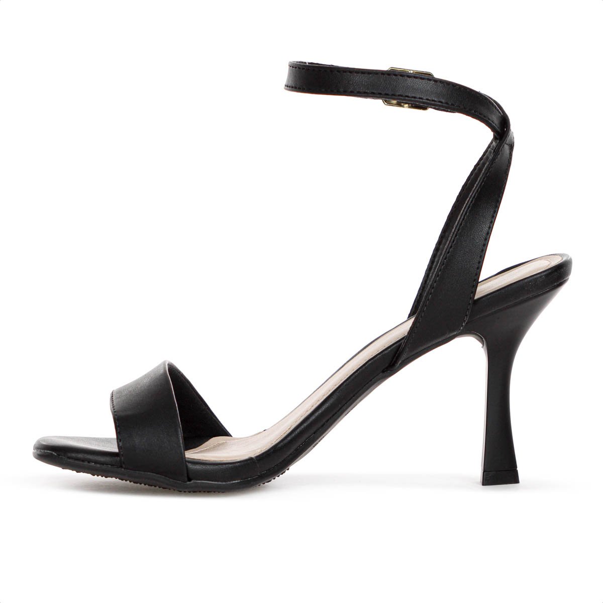 Sandalia Ramarim Salto Alto Social Plus Preto - Feminino  Preto 3