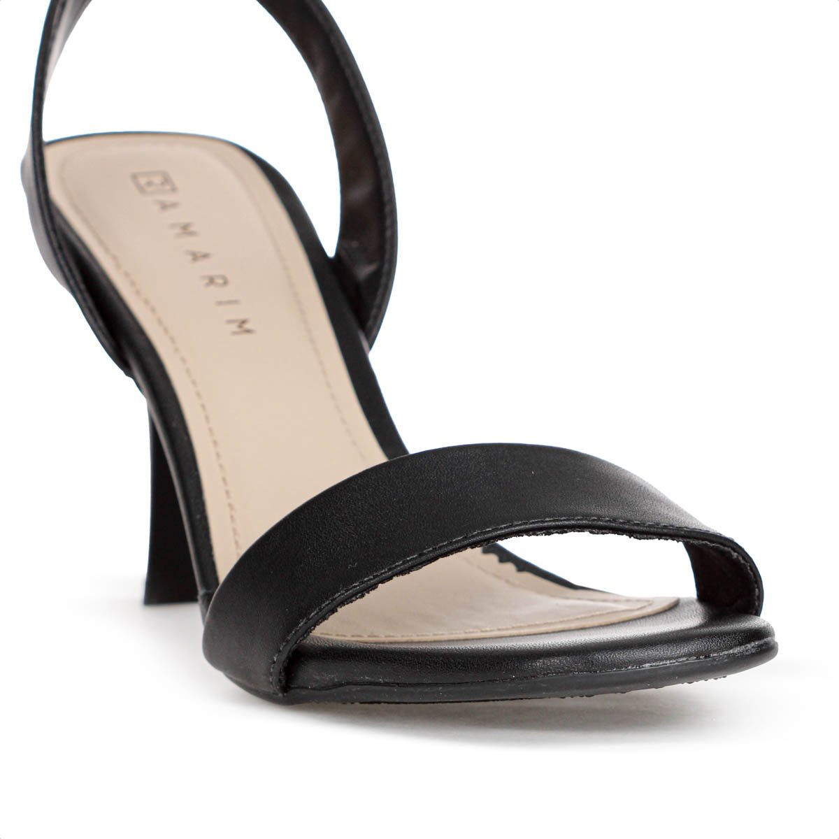 Sandalia Ramarim Salto Alto Social Plus Preto - Feminino  Preto 8