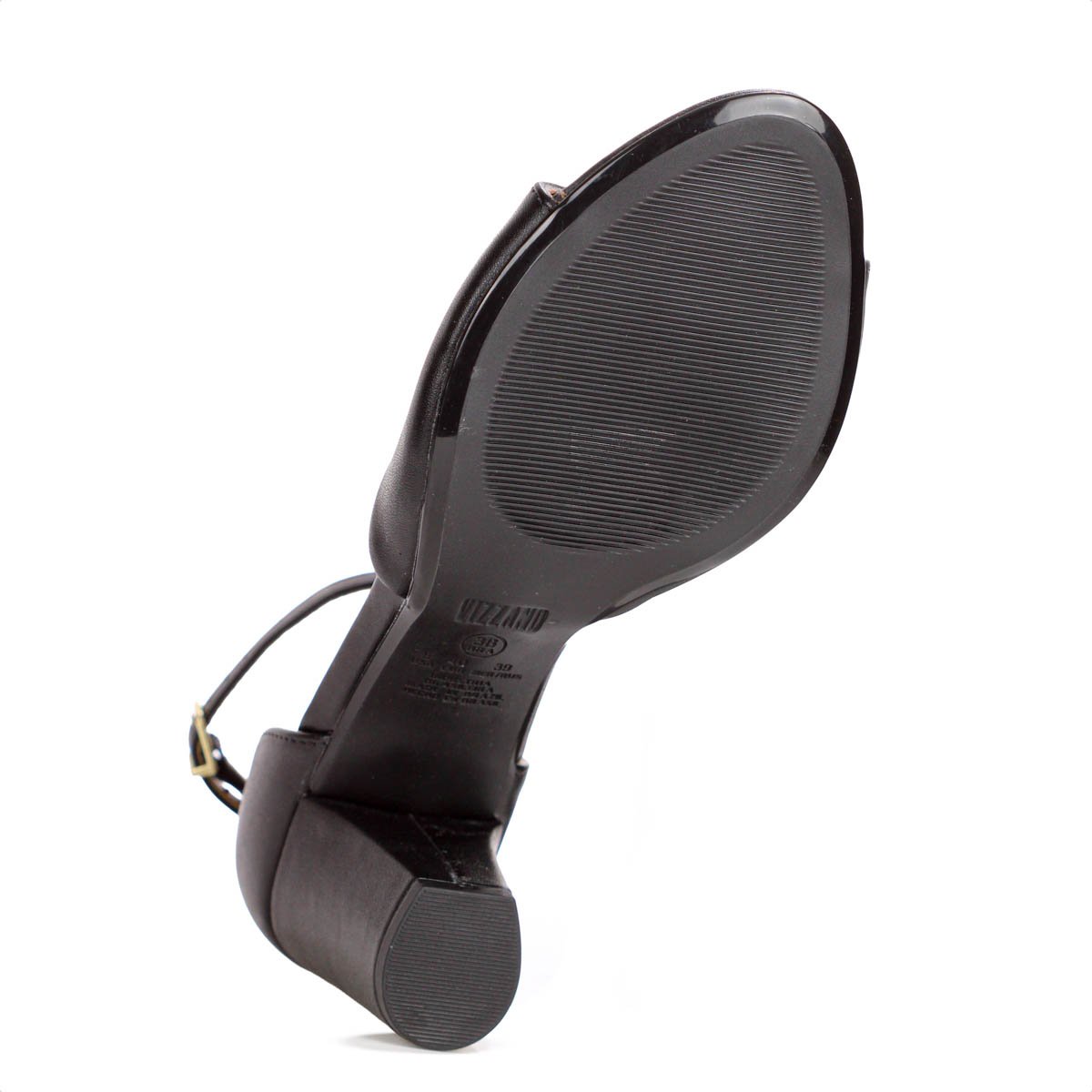 Sandalia Vizzano Salto Medio Grosso  Preto - Feminino Preto 8