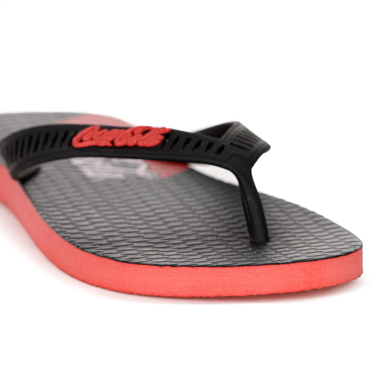 Chinelo Coca Cola Shadow Preto e Vermelho - Masculino Preto 8
