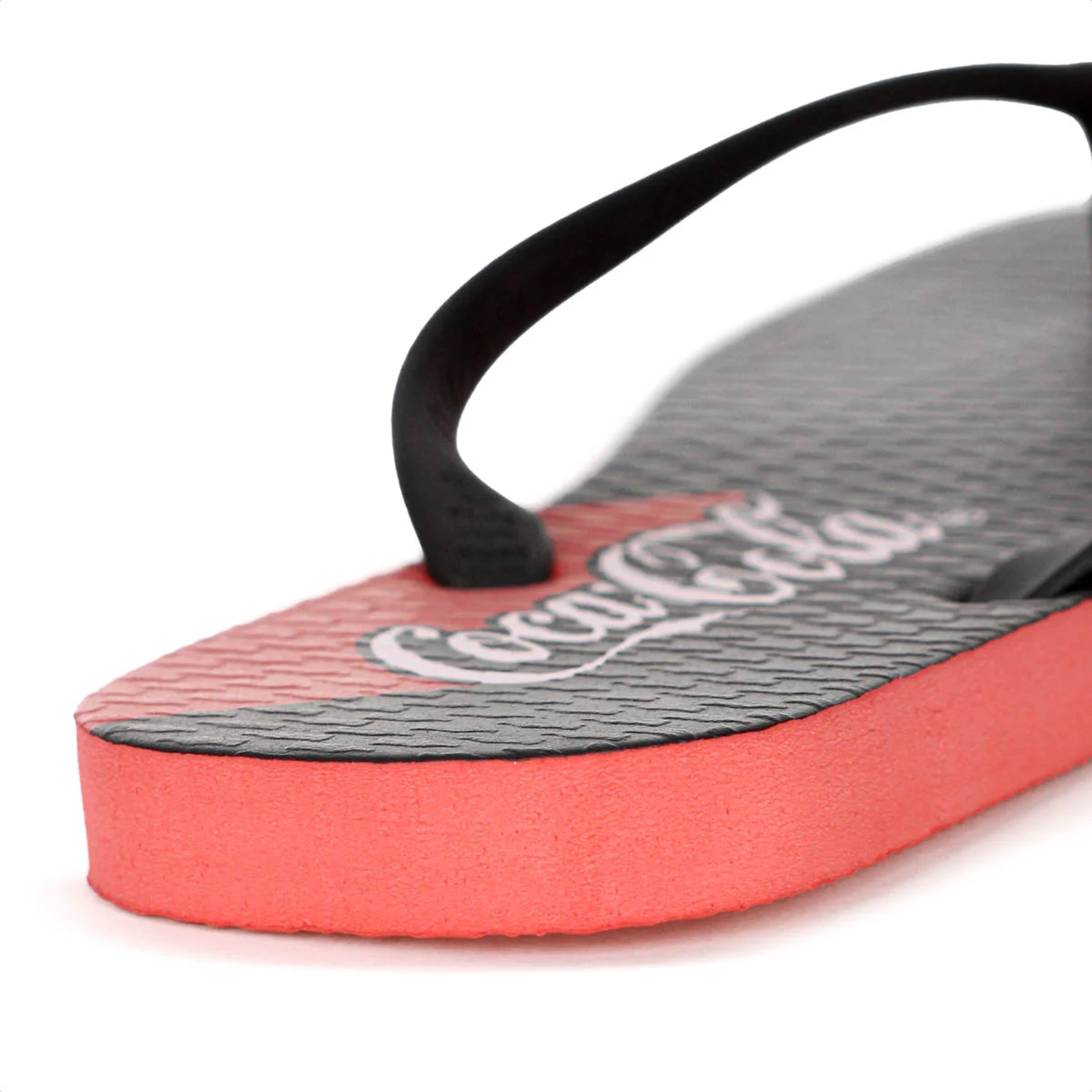 Chinelo Coca Cola Shadow Preto e Vermelho - Masculino Preto 9