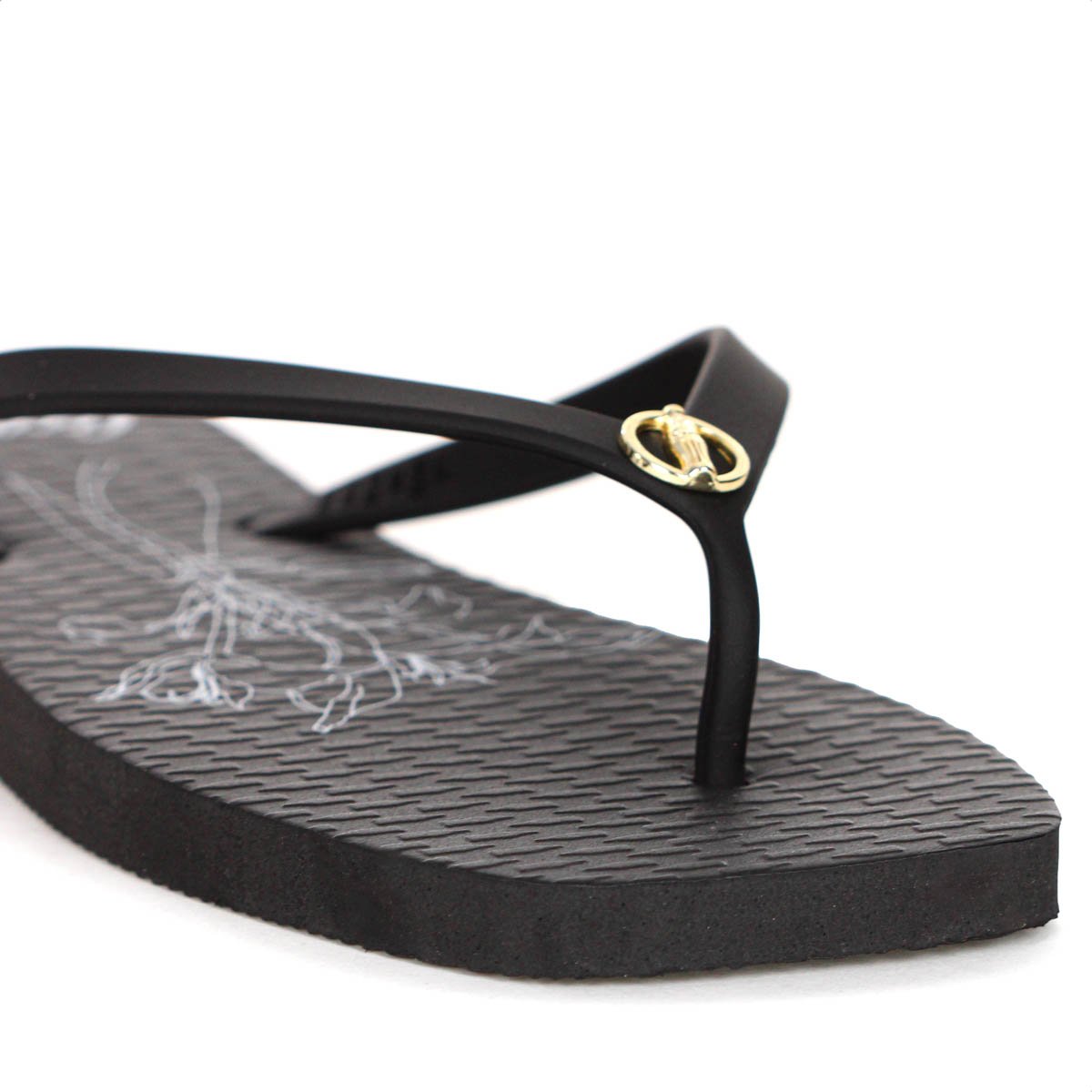 Chinelo Coca Cola Square Lilium Preto - Feminino  Preto 8