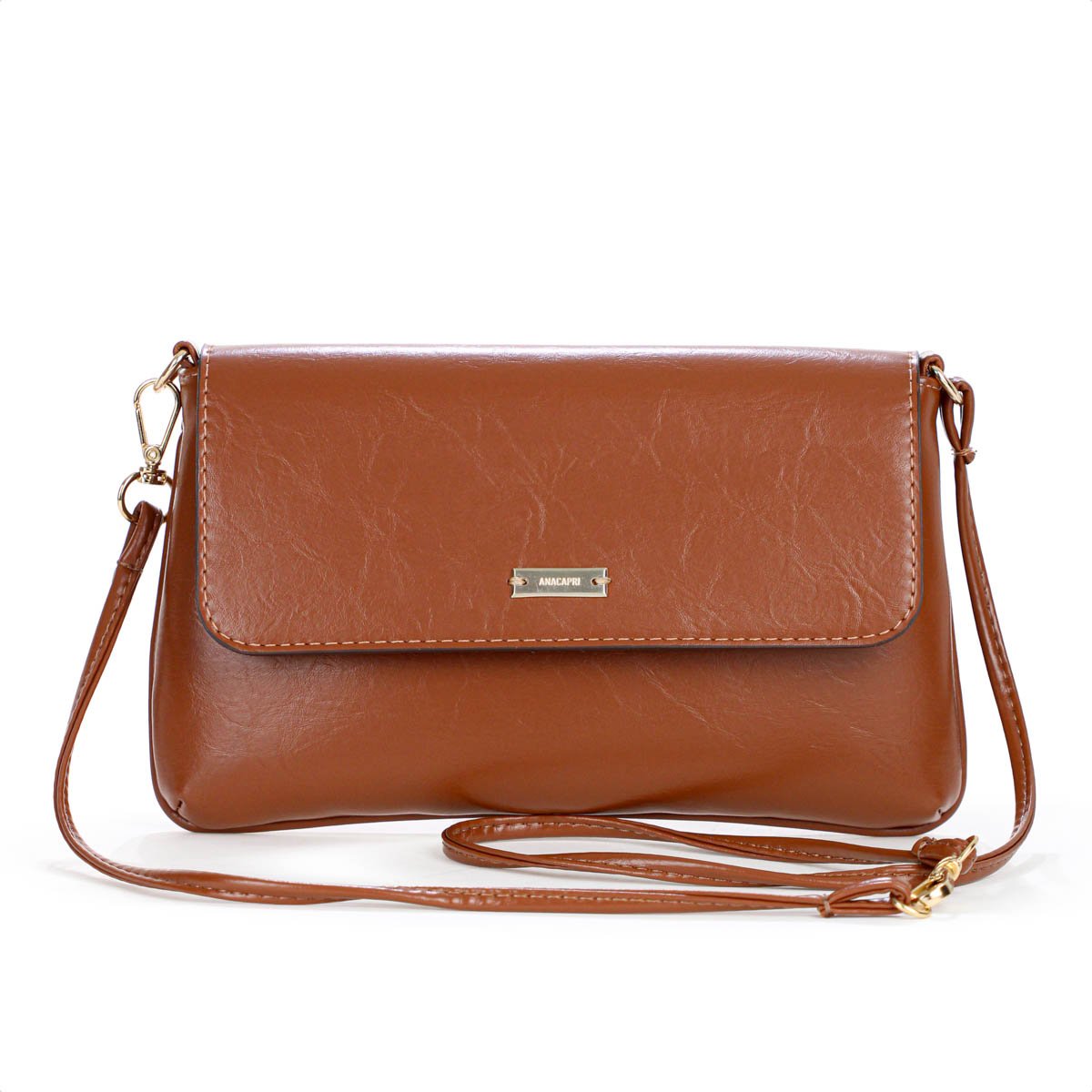 Bolsa Media Anacapri Tiracolo Urban Marrom - Feminino Marrom 3