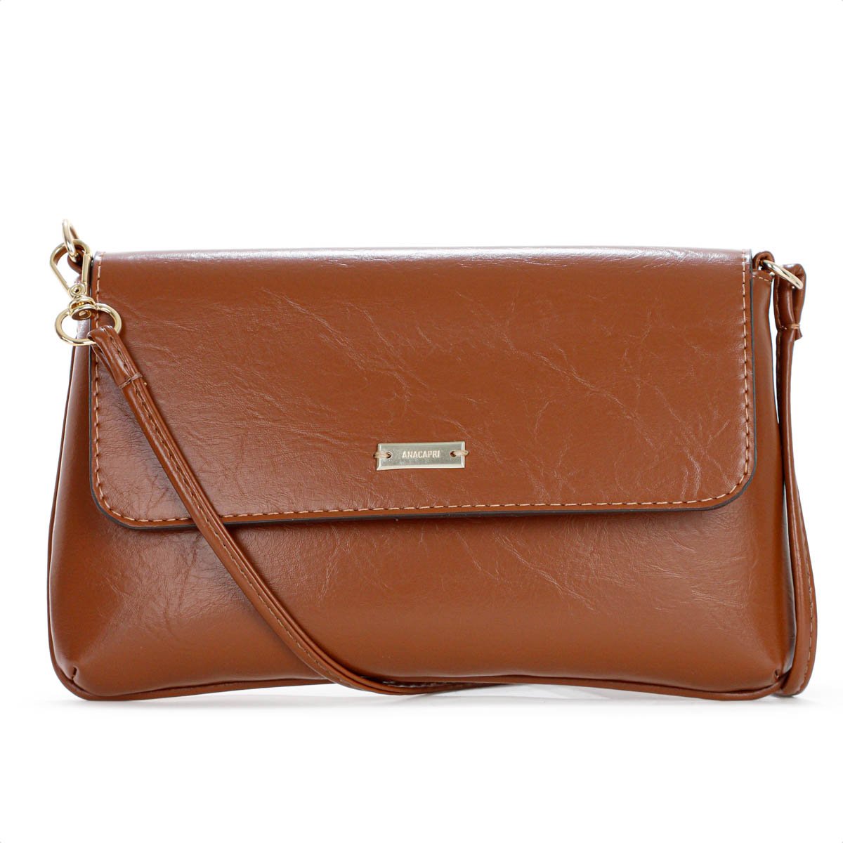 Bolsa Media Anacapri Tiracolo Urban Marrom - Feminino Marrom 4