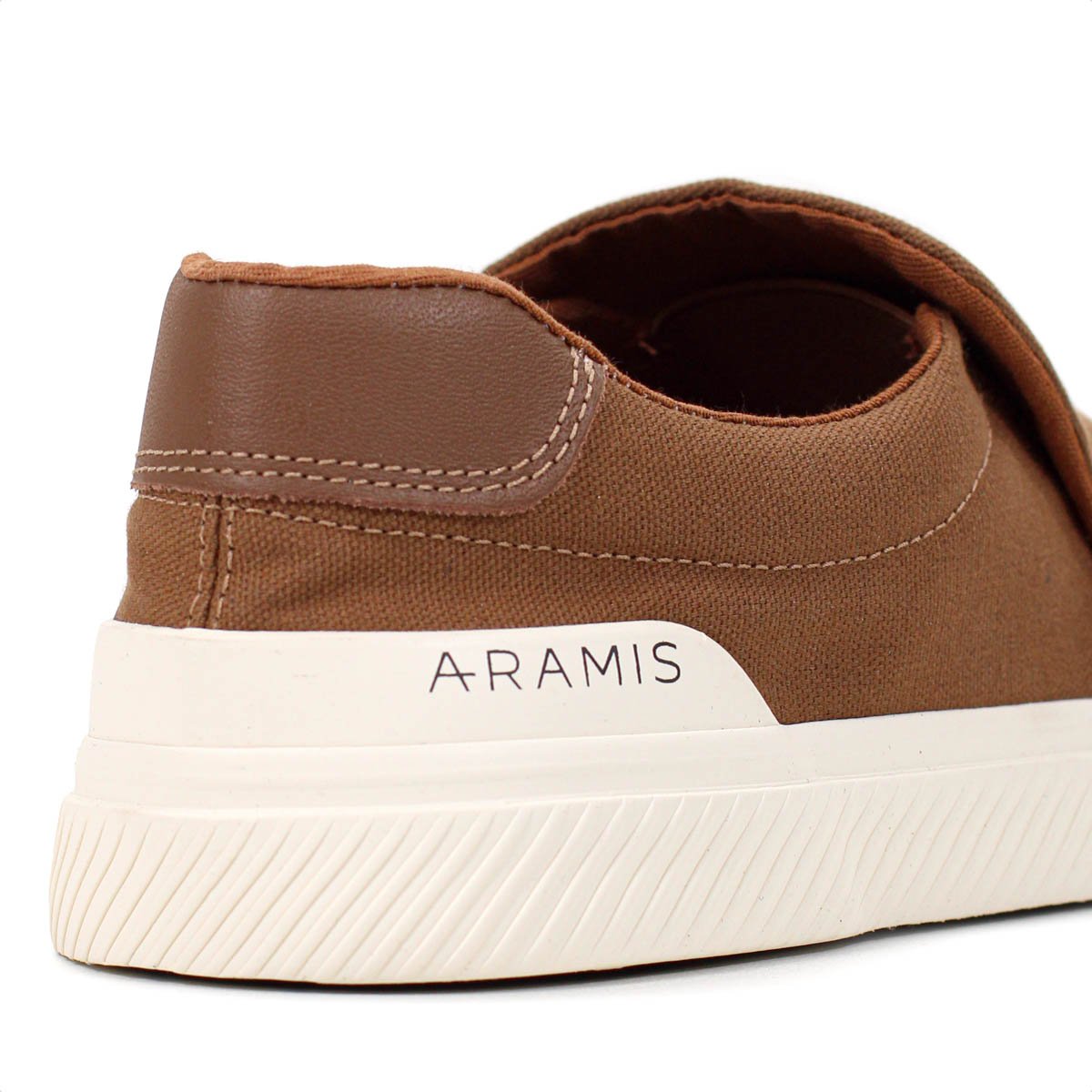 Tenis Aramis Daily Slip Canvas Marrom Caramelo - Masculino Marrom 6