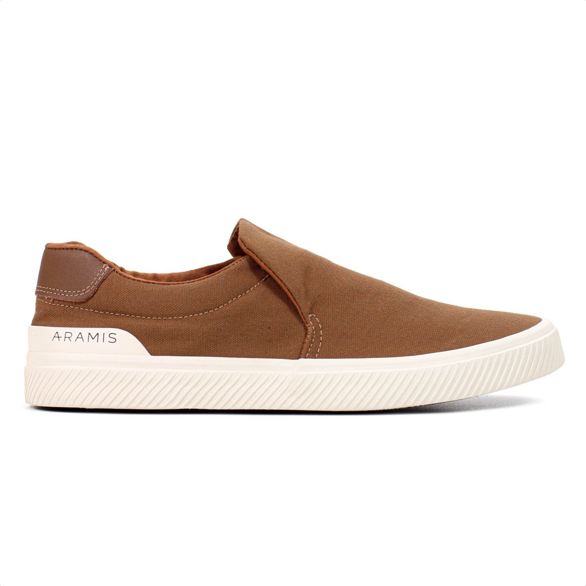 Tenis Aramis Daily Slip Canvas Marrom Caramelo - Masculino