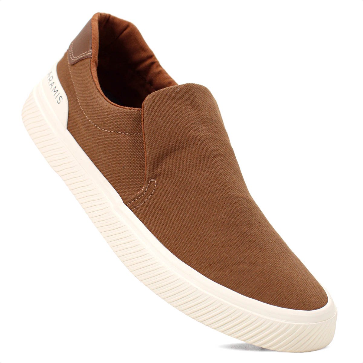 Tenis Aramis Daily Slip Canvas Marrom Caramelo - Masculino Marrom 3