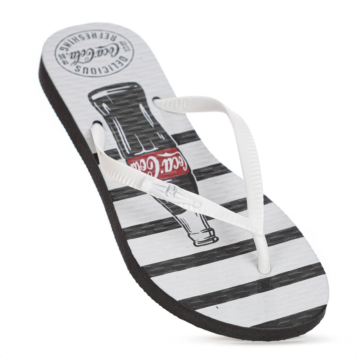Chinelo Coca Cola Delicious Branco - Feminino Branco 7