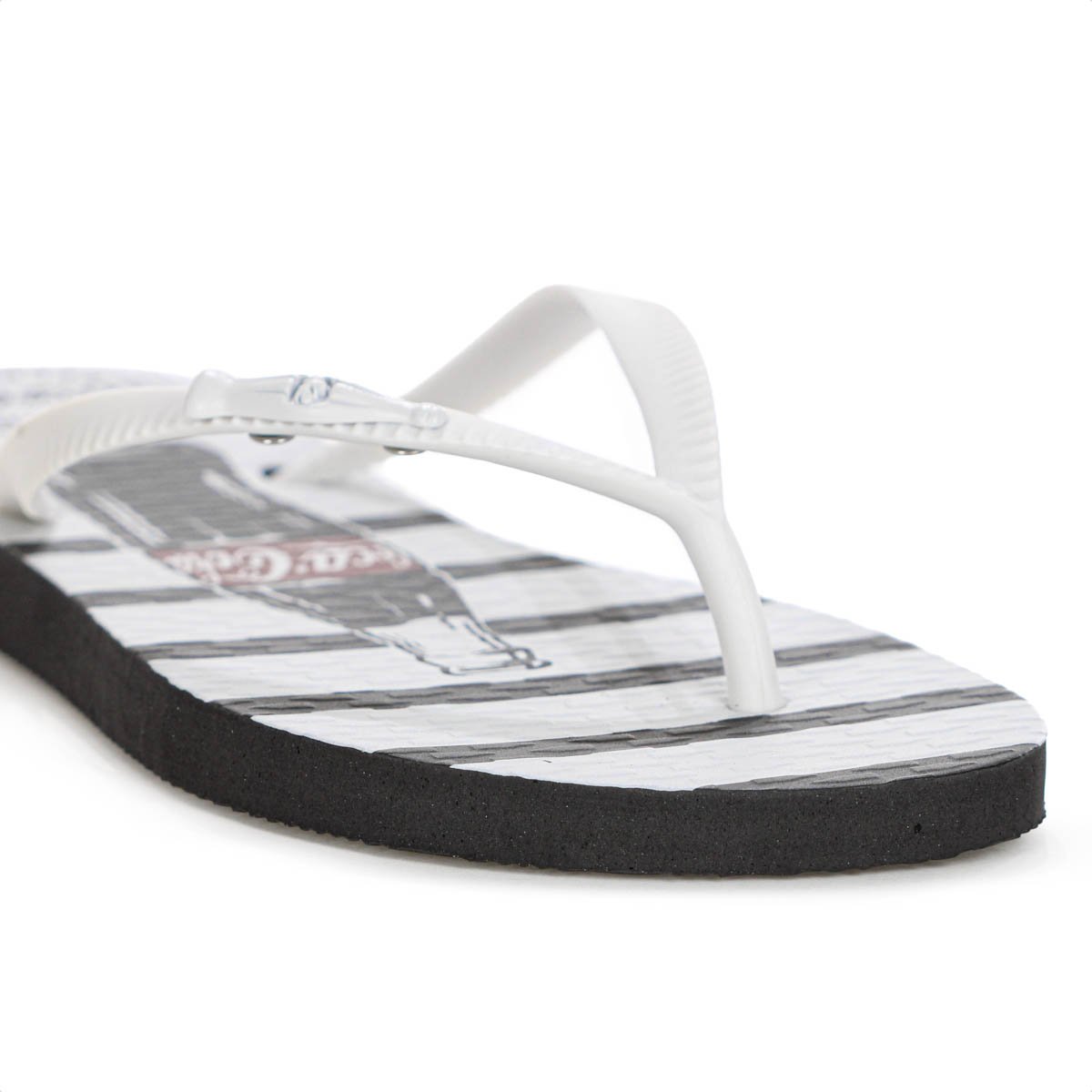 Chinelo Coca Cola Delicious Branco - Feminino Branco 8
