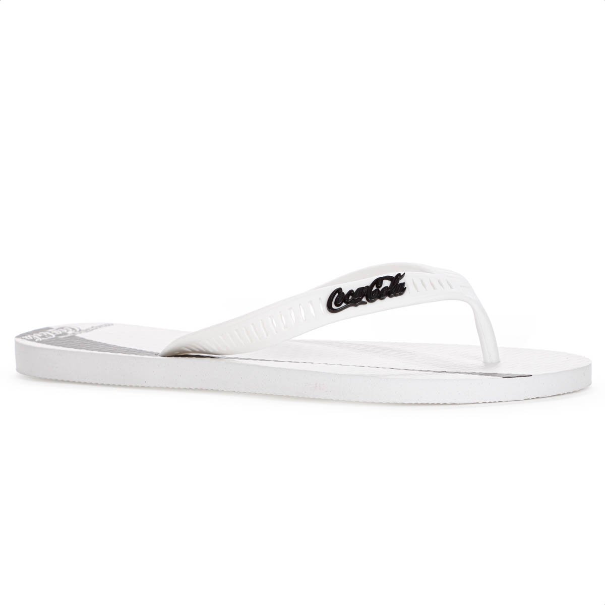Chinelo Coca Cola Share a Coke Branco e Preto - Masculino Branco 2