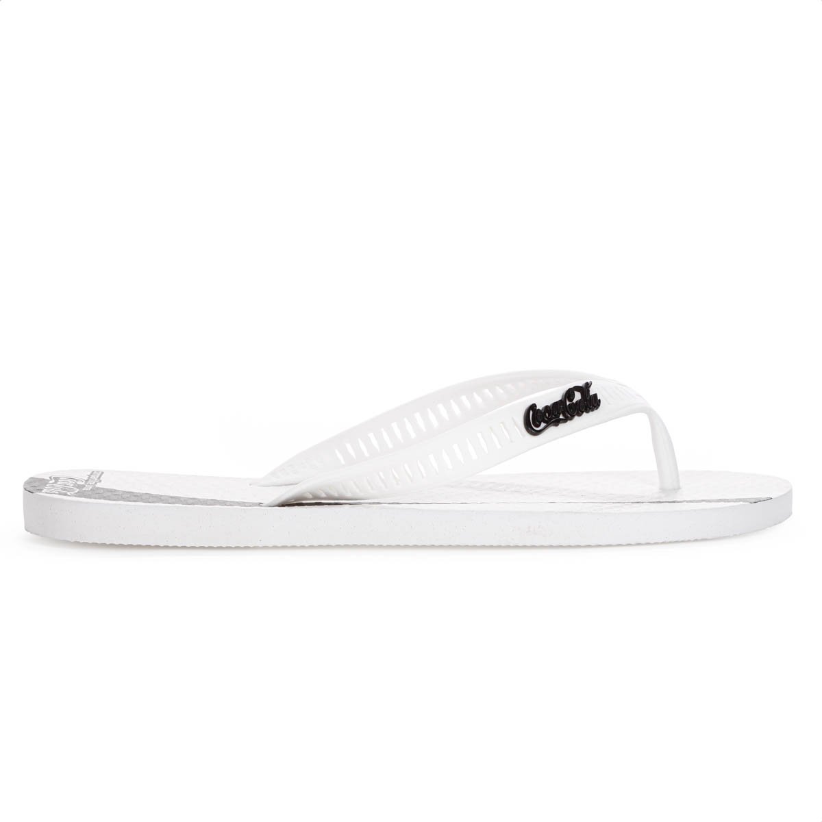 Chinelo Coca Cola Share a Coke Branco e Preto - Masculino Branco 3
