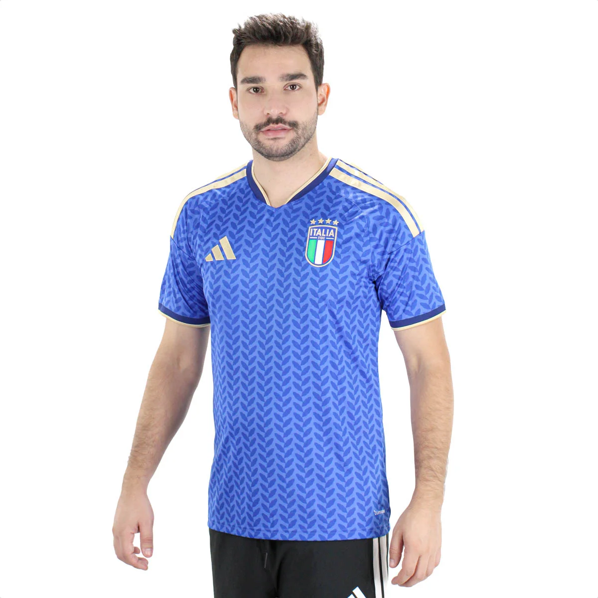 Camisa Adidas Selecao Italia I Torcedor 26 Azul - Masculino Azul 3