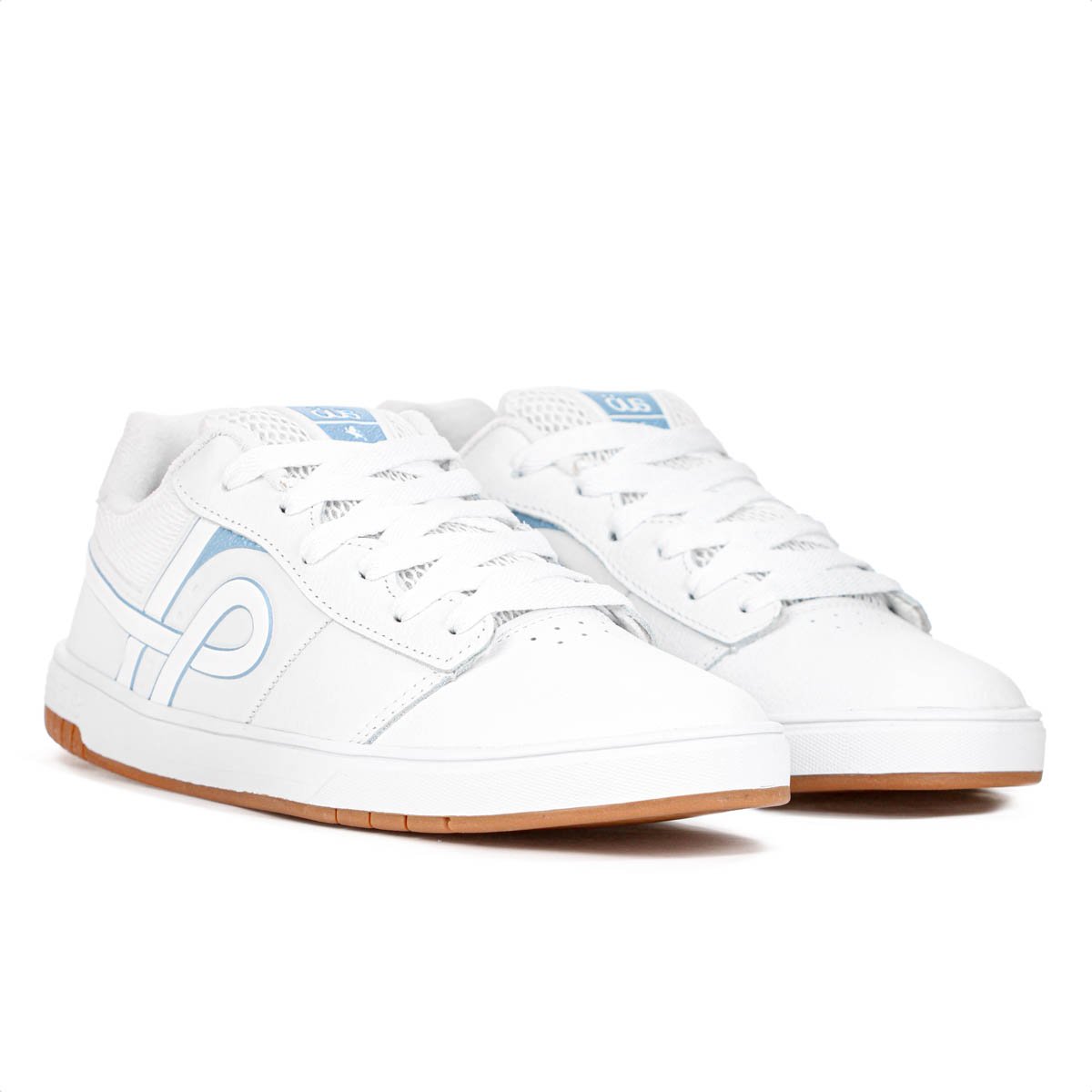 Tenis Ous Naccarato V Branco e Azul - Masculino Branco 3