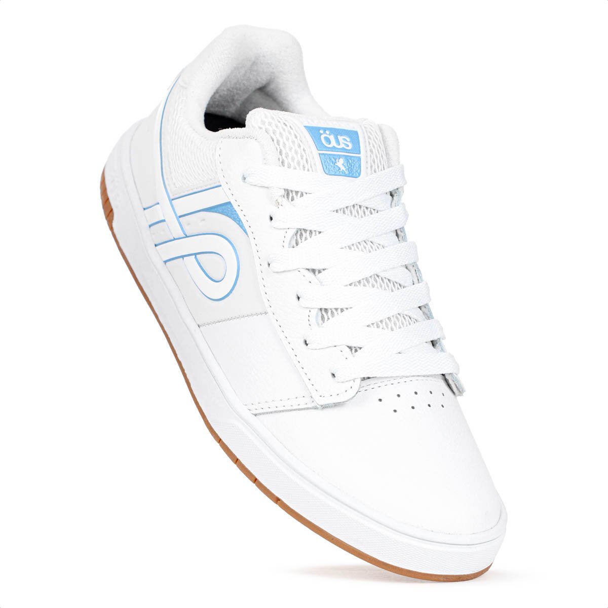 Tenis Ous Naccarato V Branco e Azul - Masculino Branco 5