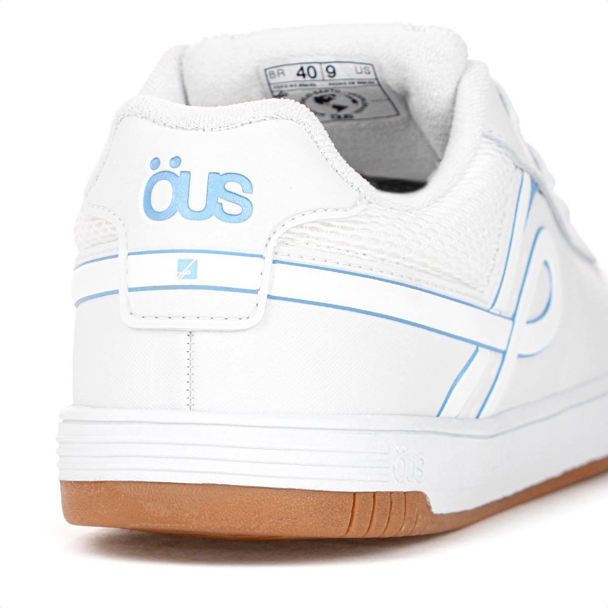 Tenis Ous Naccarato V Branco e Azul - Masculino Branco 7