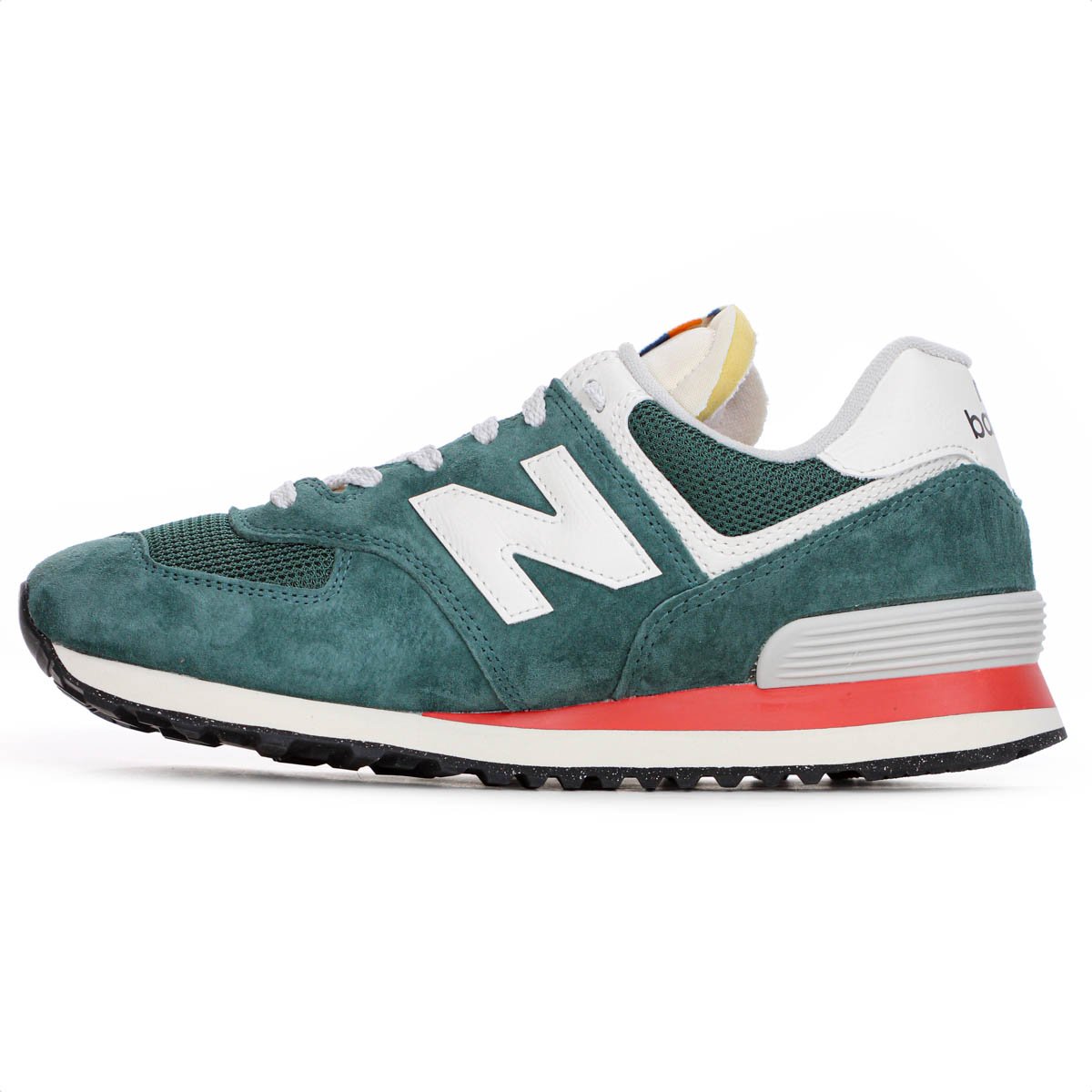 Tenis New Balance 574v2 Verde Branco e Vermelho - Feminino Verde 2