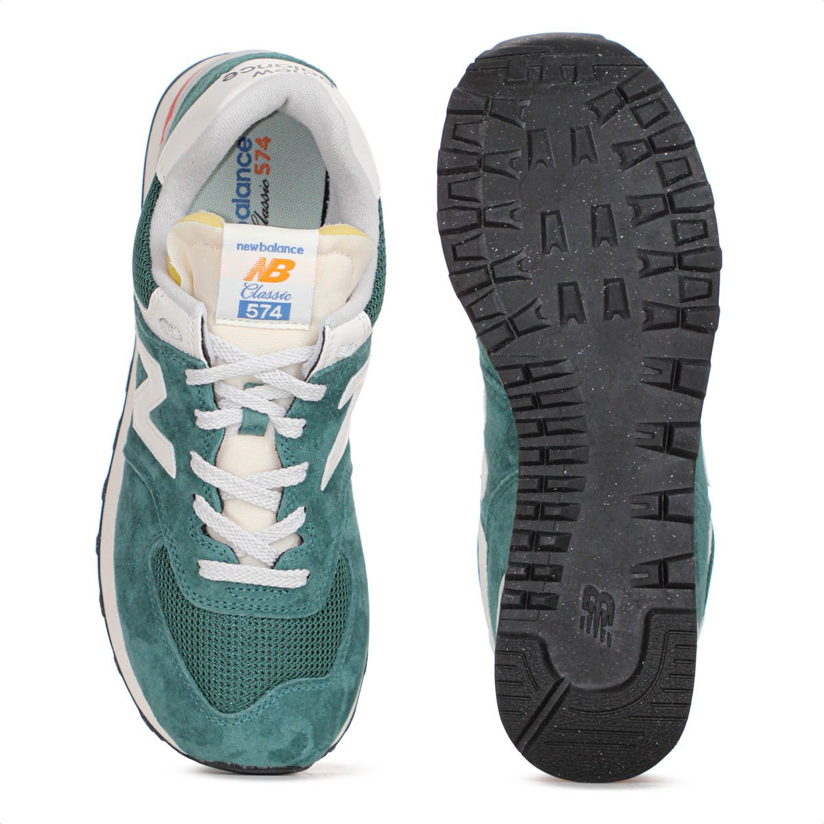 Tenis New Balance 574v2 Verde Branco e Vermelho - Feminino Verde 7