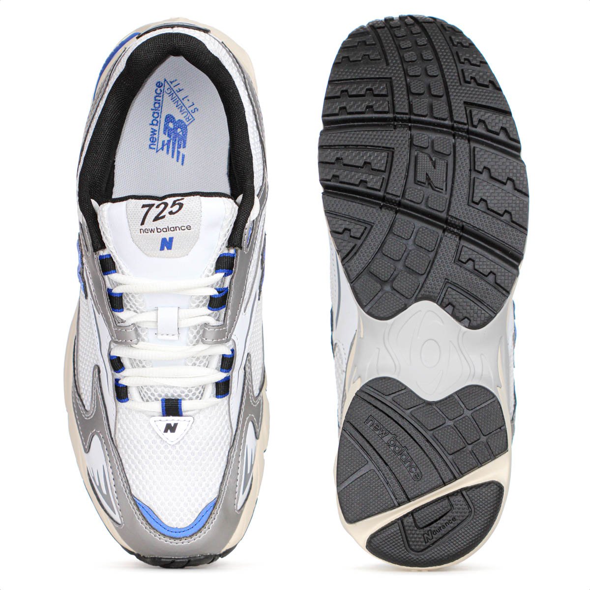 Tenis New Balance 725 Branco Azul e Prata - Masculino Branco 4