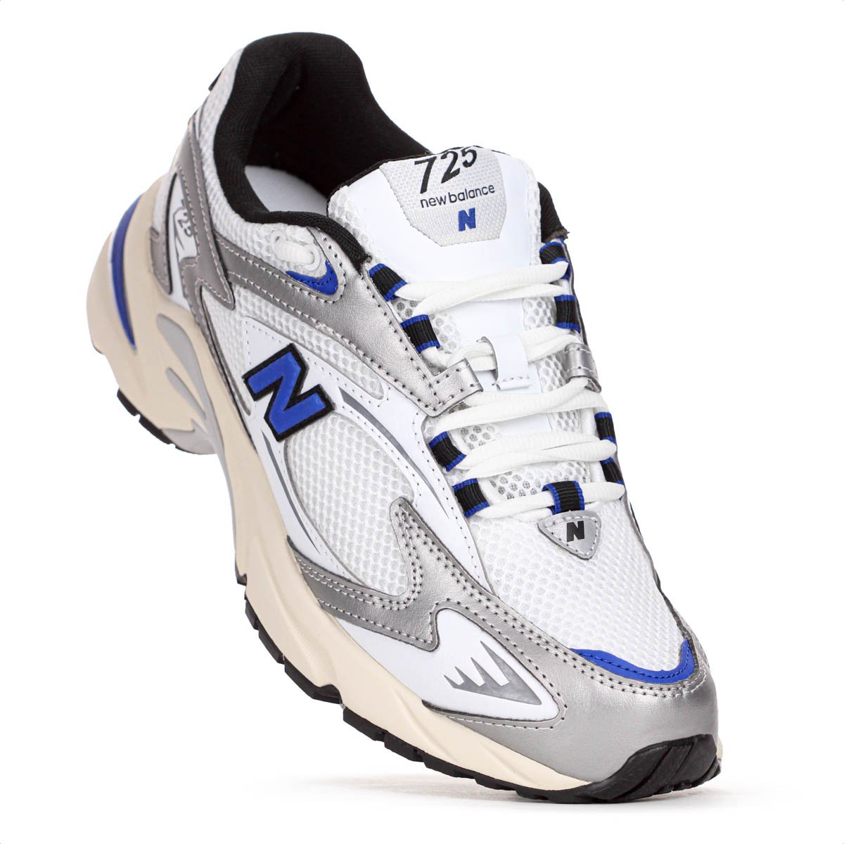 Tenis New Balance 725 Branco Azul e Prata - Masculino Branco 5