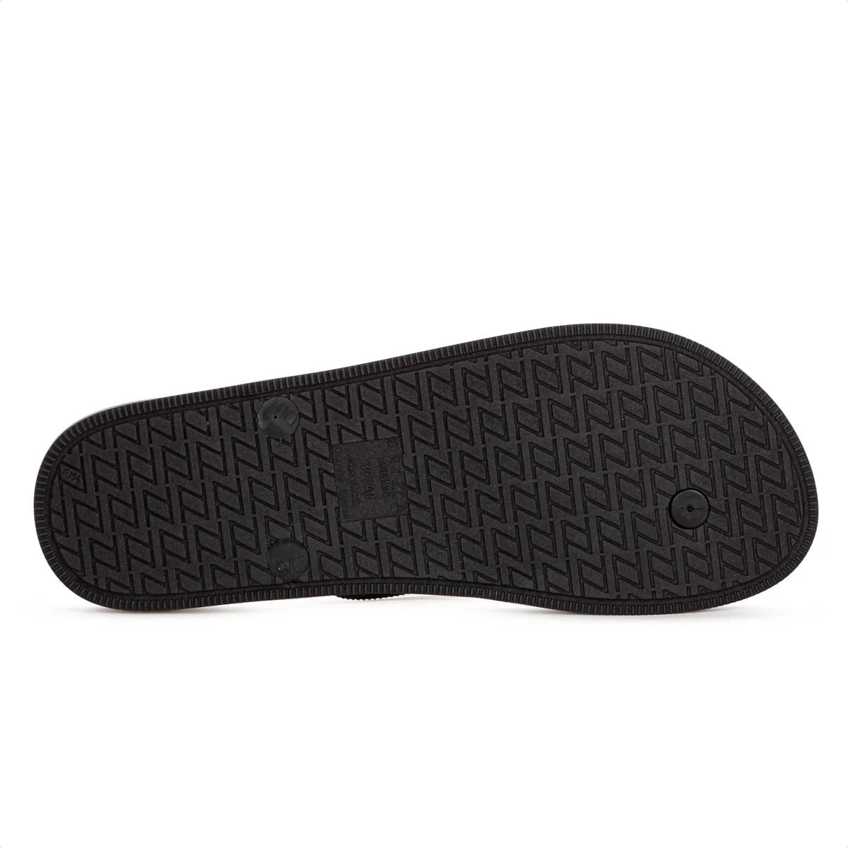 Chinelo Brizza Arezzo Recouro Fit Preto e Marrom - Feminino  Preto 7