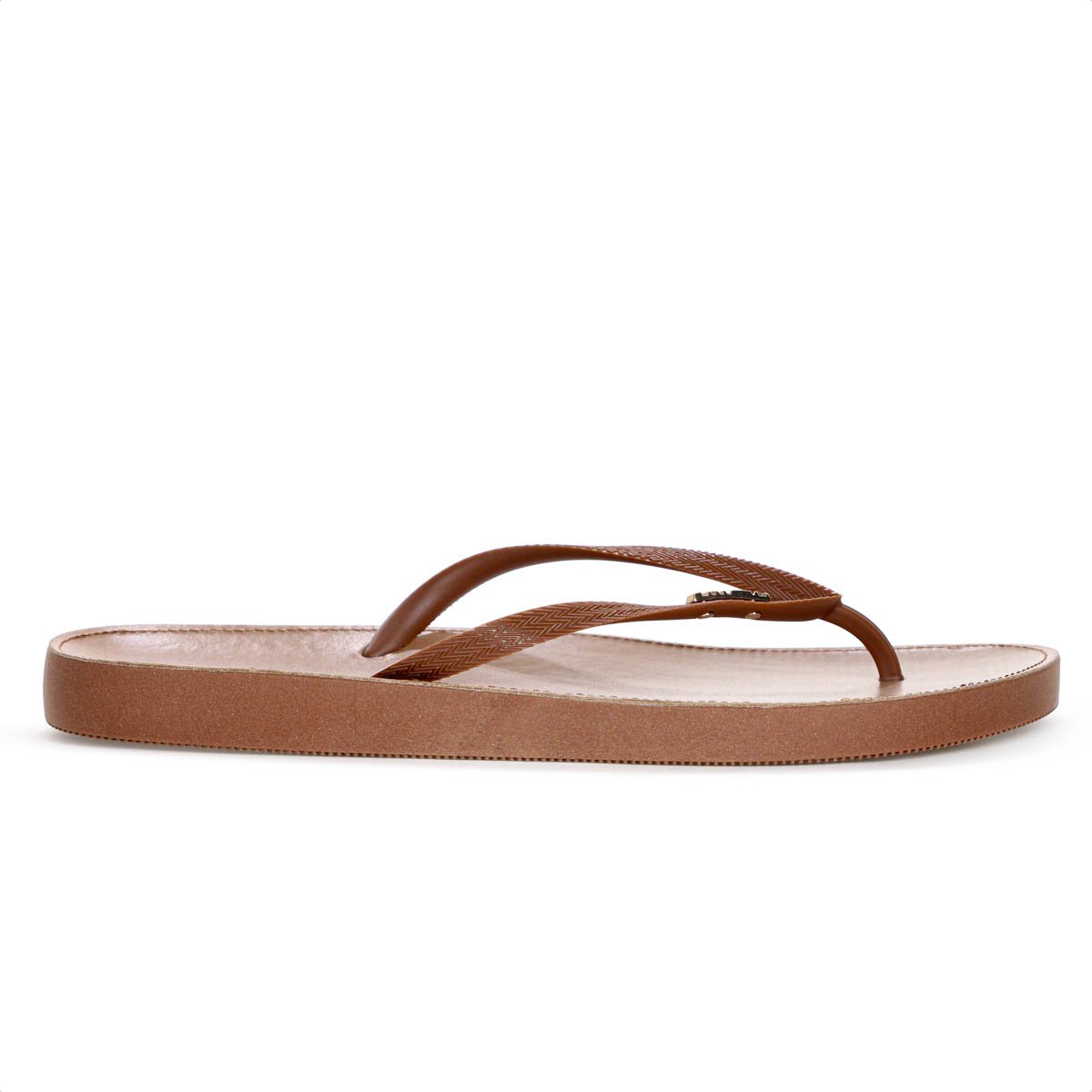 Chinelo Brizza Arezzo Recouro Fit Marrom - Feminino Marrom 4