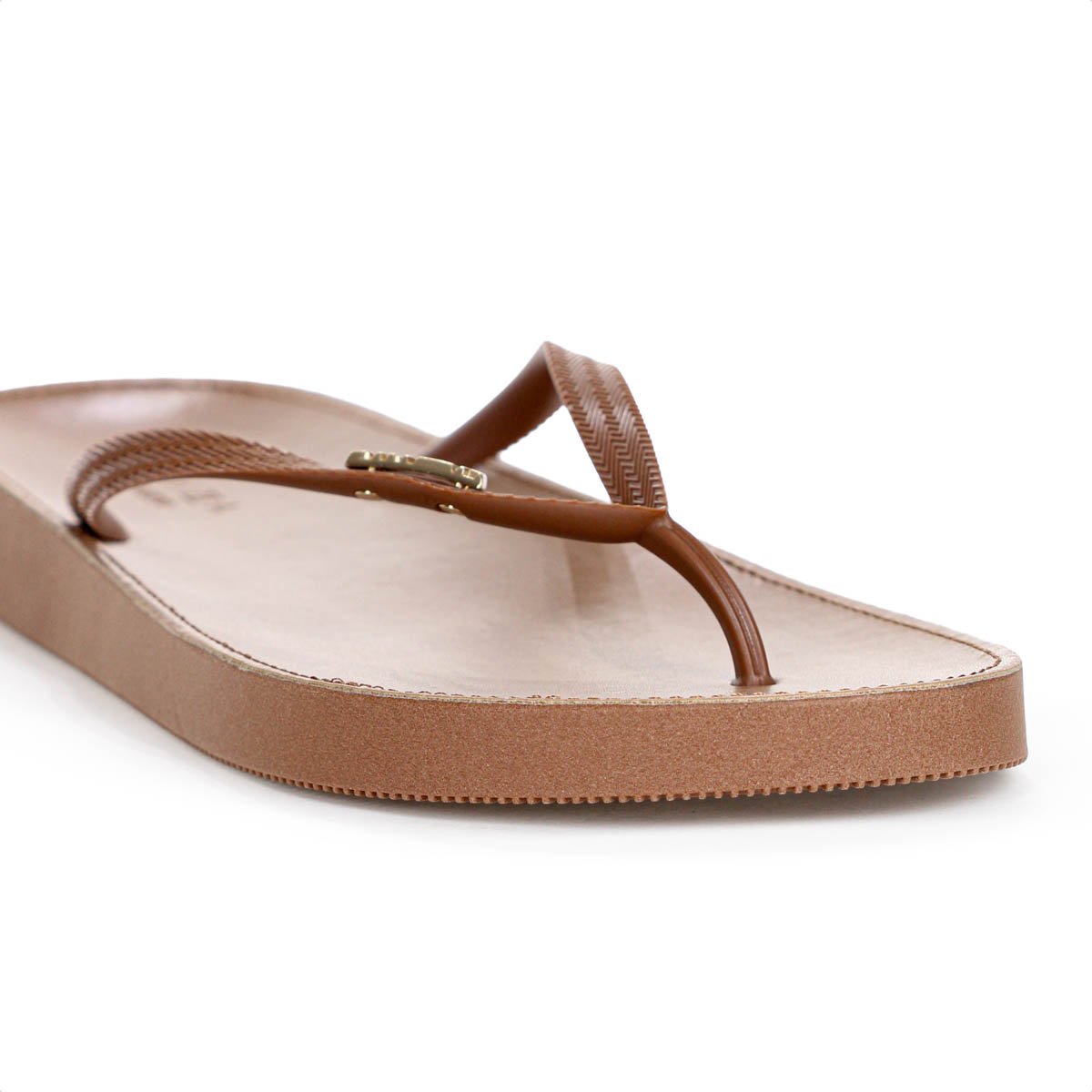 Chinelo Brizza Arezzo Recouro Fit Marrom - Feminino Marrom 8