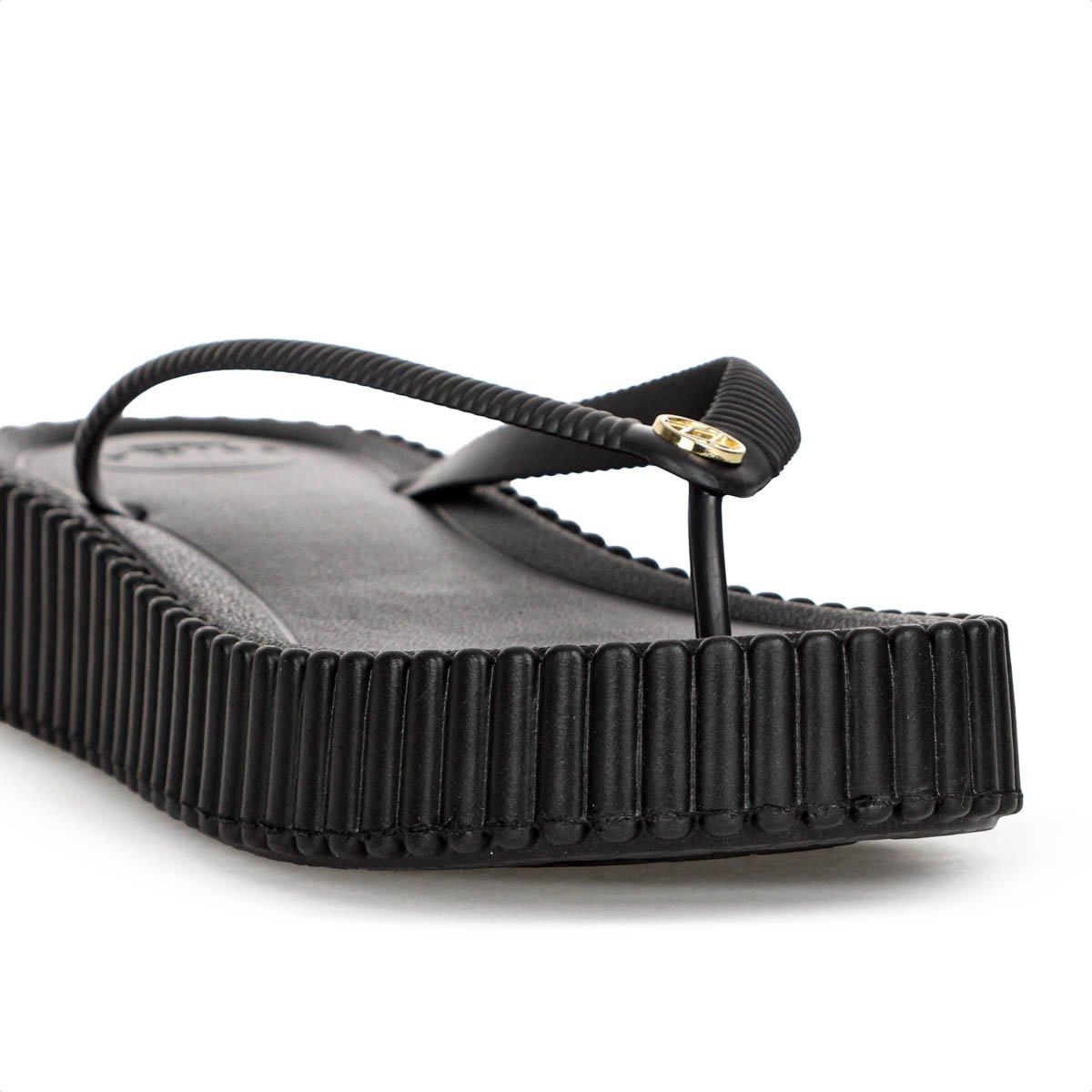 Sandalia Brizza Arezzo Flatform Flip Flop Bali Preto - Feminino Preto 7