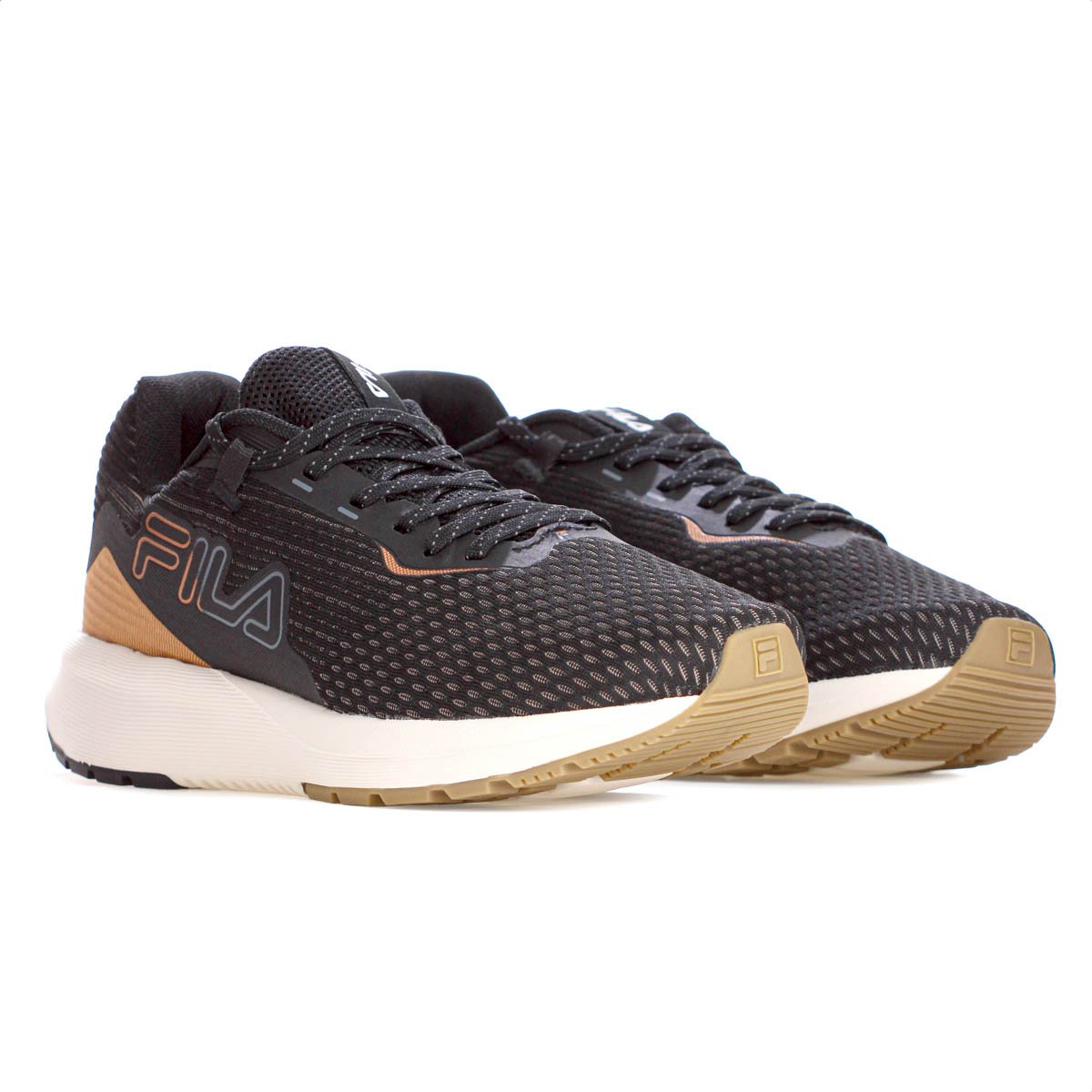 Tenis Fila Ride 2 Preto Cobre e Cinza - Feminino Preto 3