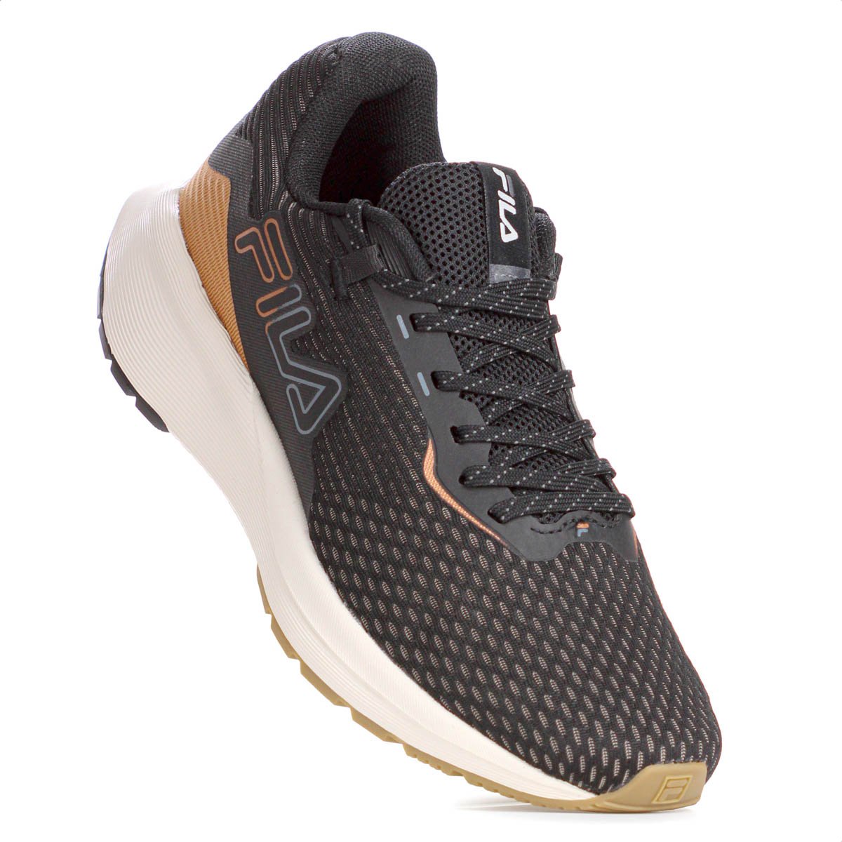 Tenis Fila Ride 2 Preto Cobre e Cinza - Feminino Preto 4