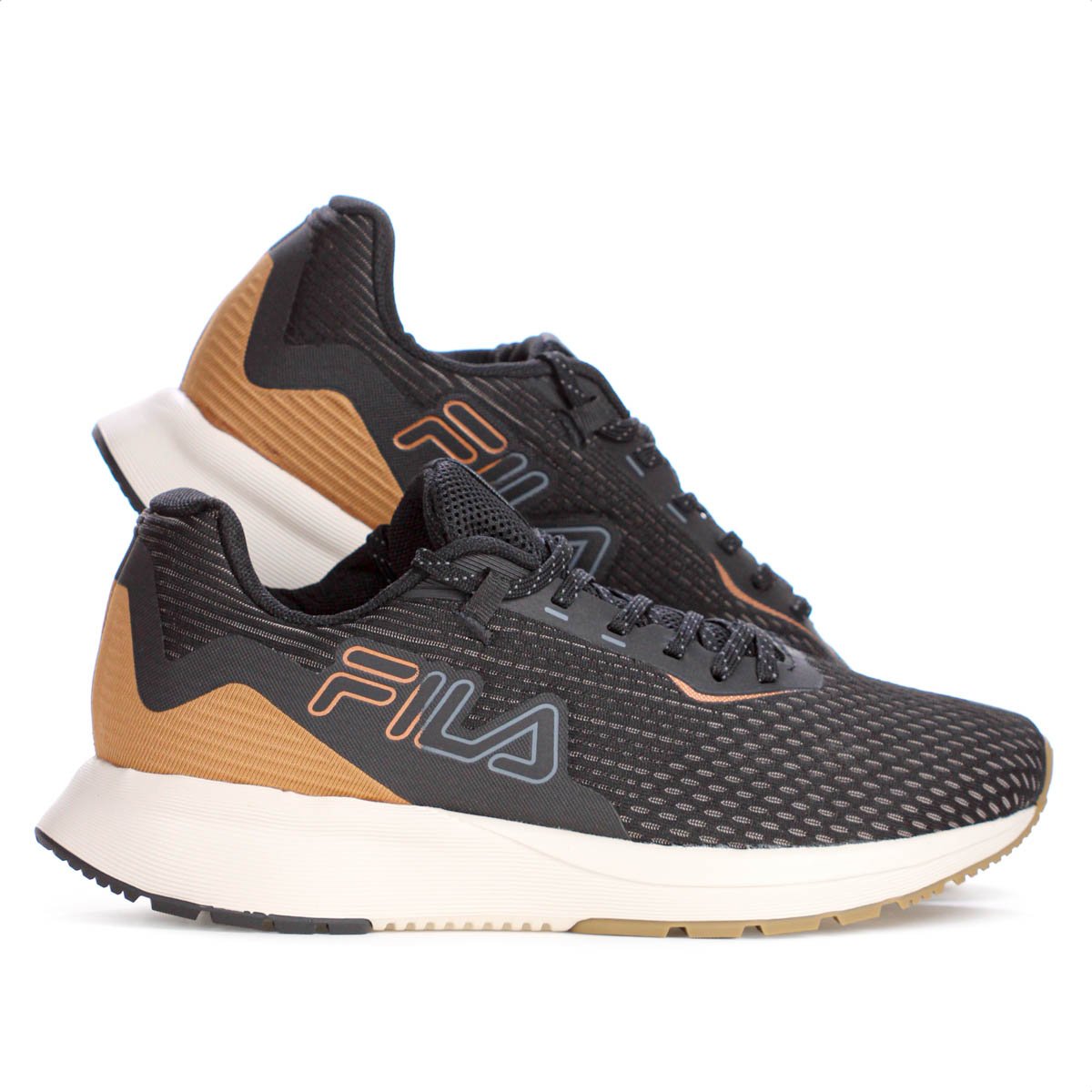 Tenis Fila Ride 2 Preto Cobre e Cinza - Feminino Preto 9