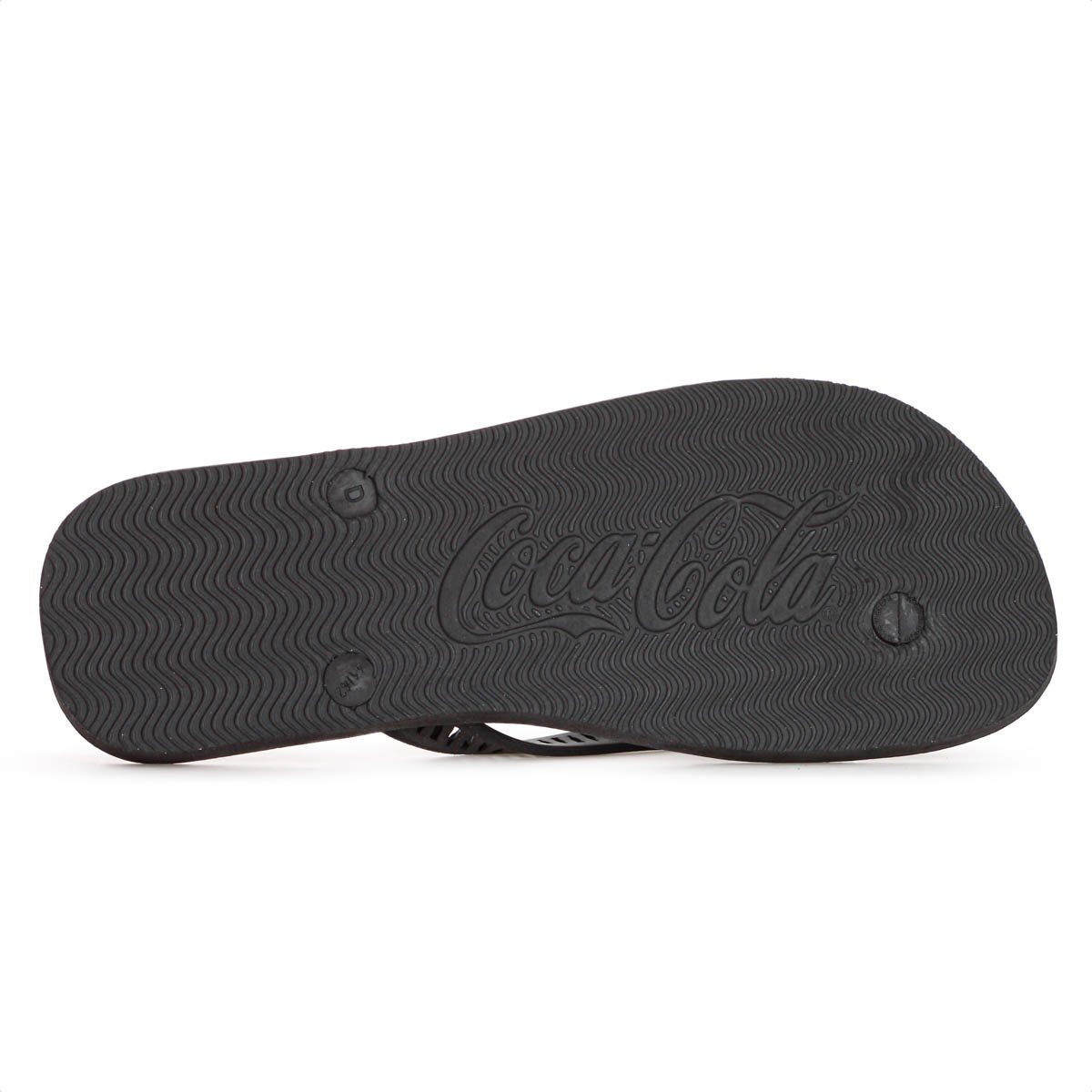 Chinelo Coca Cola Tira Vazada Live Since 1886 Preto - Masculino  Preto 8