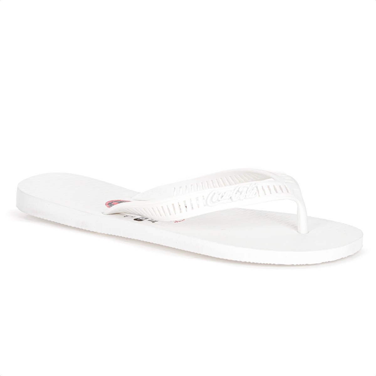 Chinelo Coca Cola Tira Vazada Live Since 1886 Branco - Masculino Branco 3