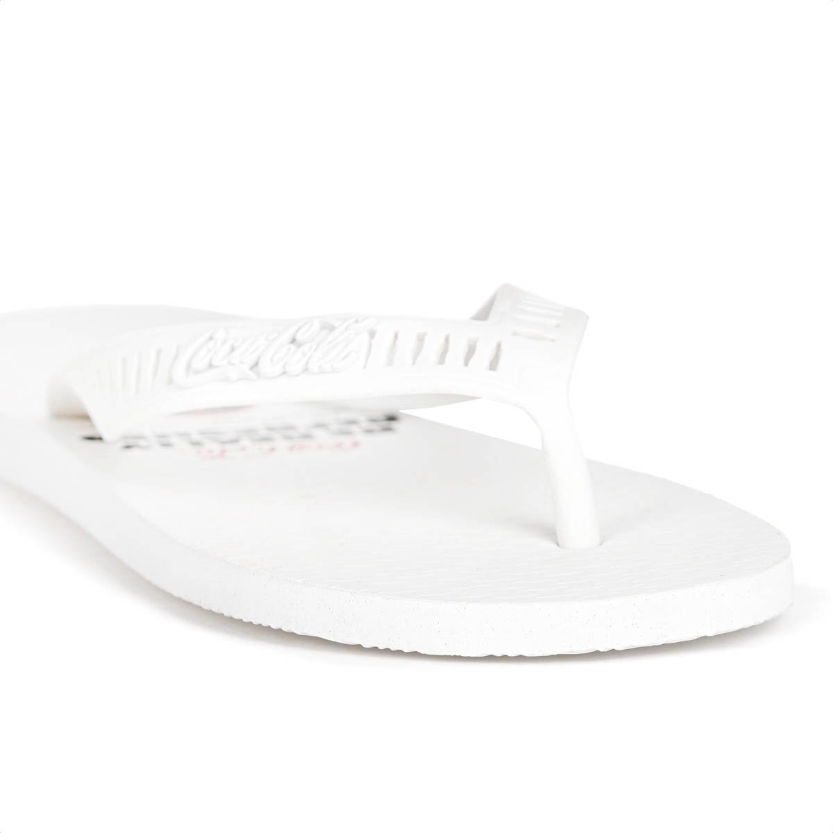 Chinelo Coca Cola Tira Vazada Live Since 1886 Branco - Masculino Branco 8
